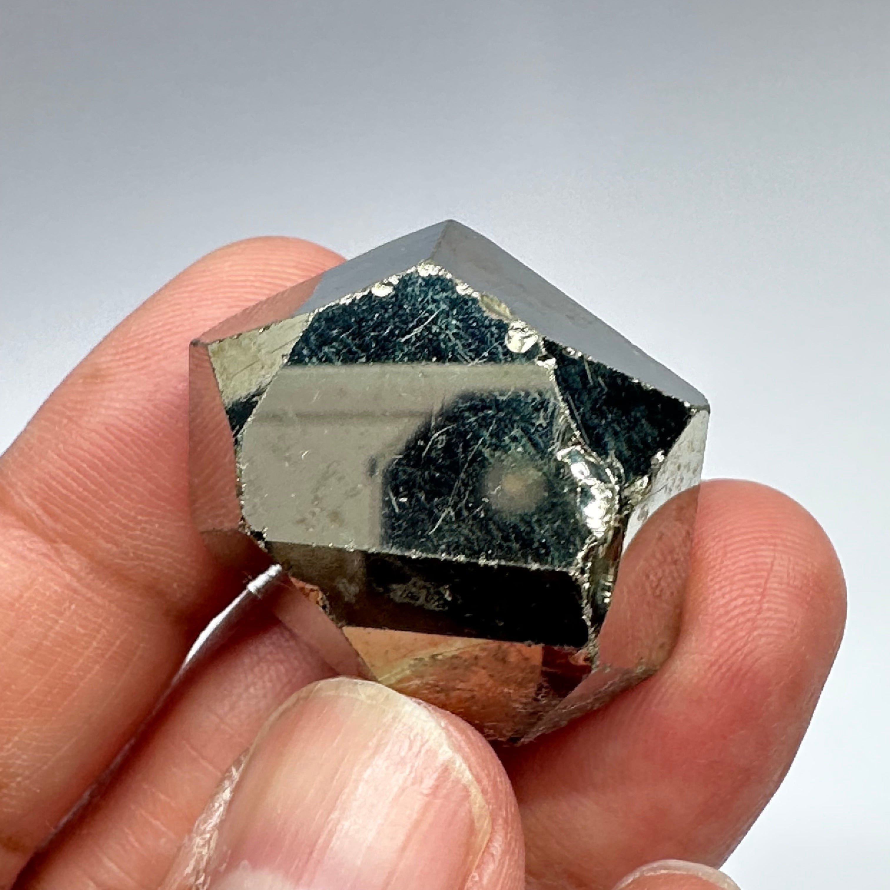 Pyrite, 48.00gm, Merelani, Tanzania, Untreated Unheated, same mines as Tanzanite, natural mirror crystal faces