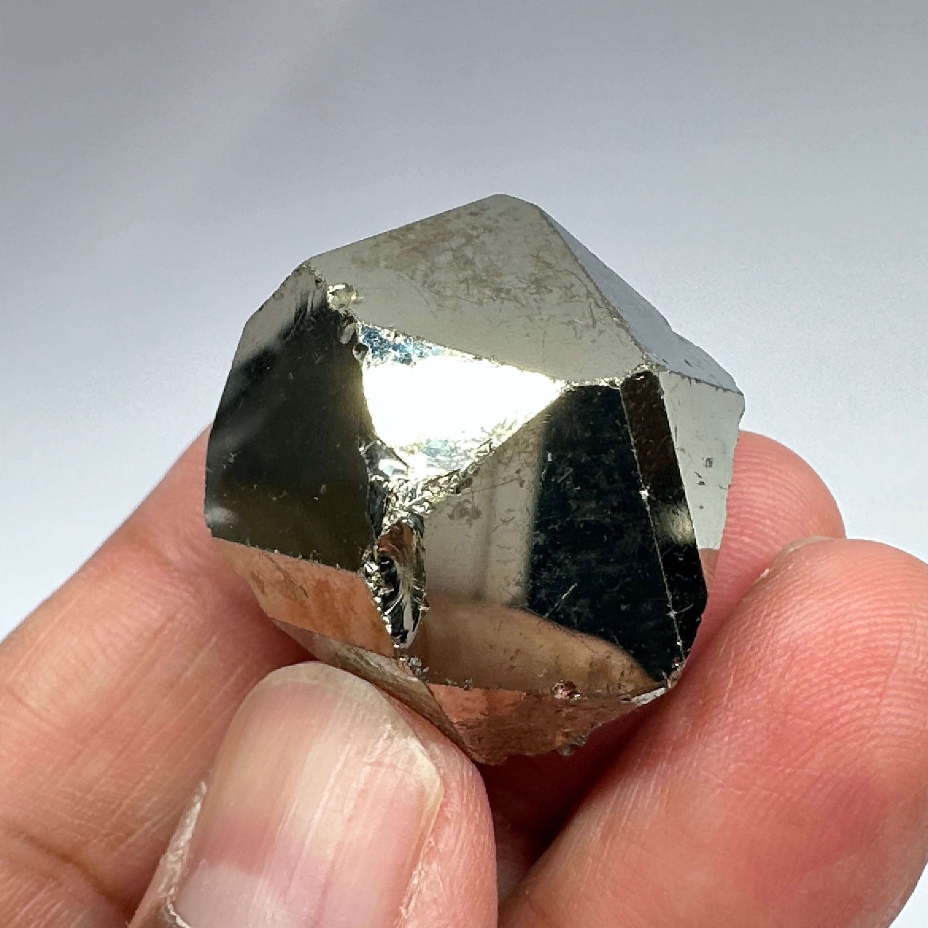 Pyrite, 48.00gm, Merelani, Tanzania, Untreated Unheated, same mines as Tanzanite, natural mirror crystal faces