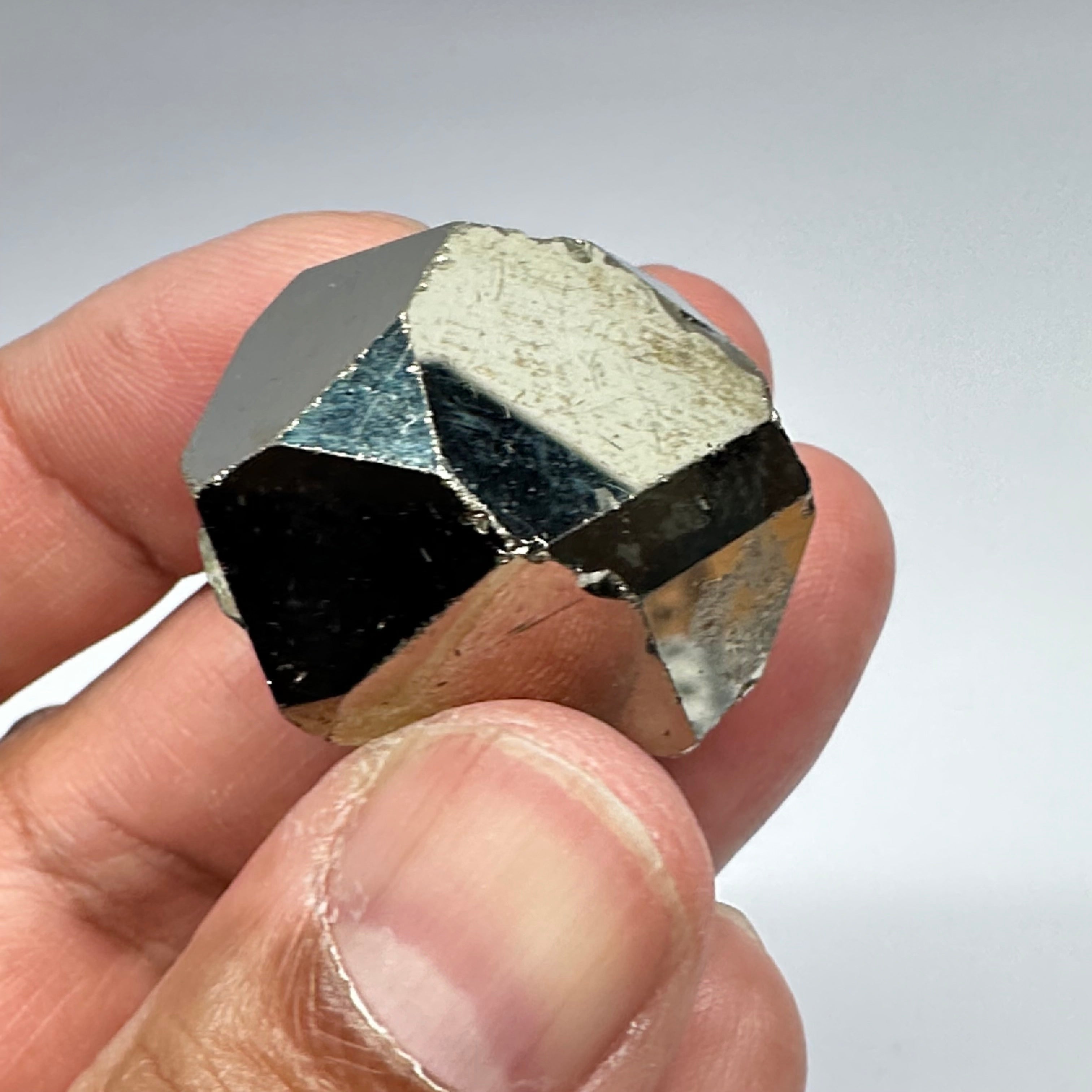 Pyrite, 48.00gm, Merelani, Tanzania, Untreated Unheated, same mines as Tanzanite, natural mirror crystal faces