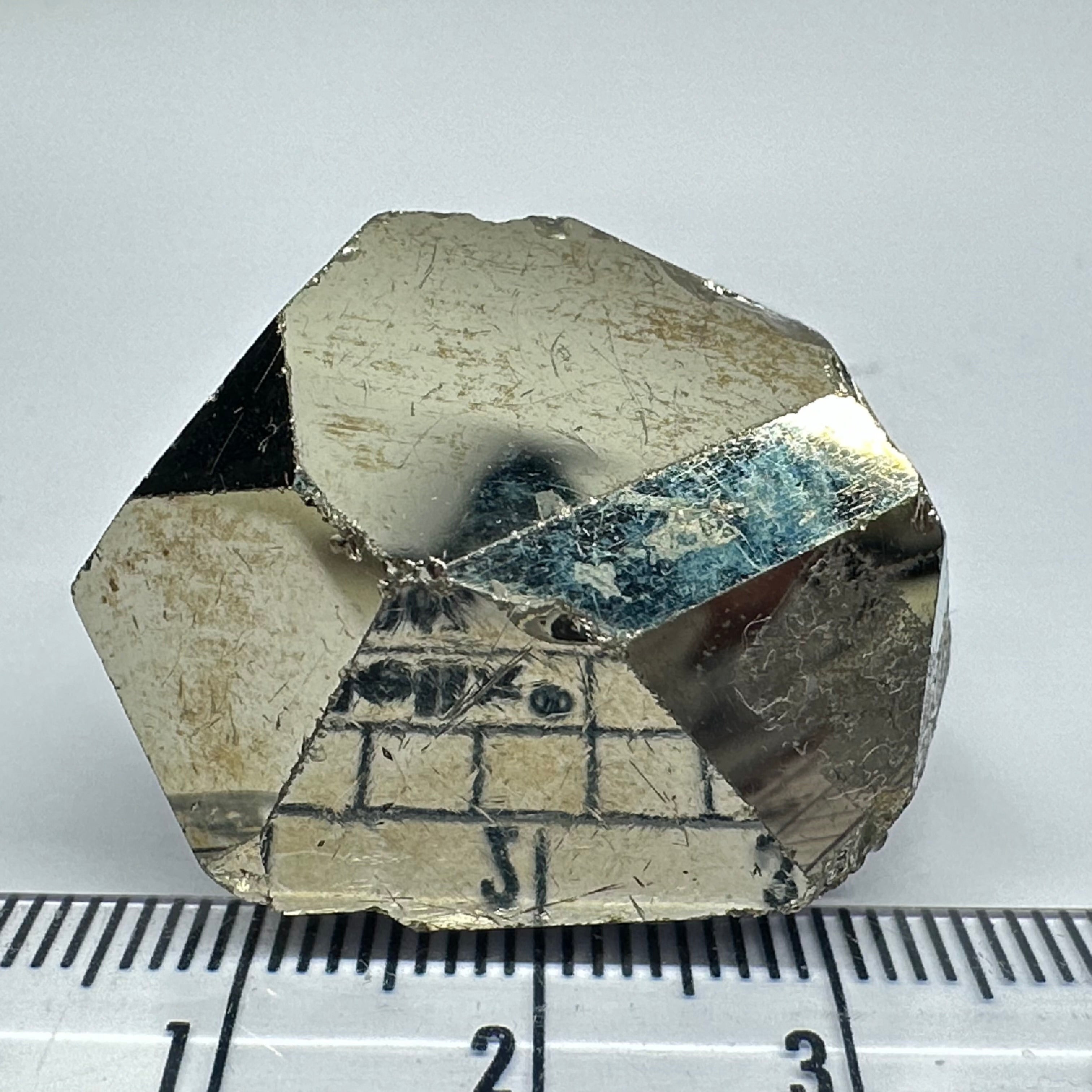 Pyrite, 48.00gm, Merelani, Tanzania, Untreated Unheated, same mines as Tanzanite, natural mirror crystal faces