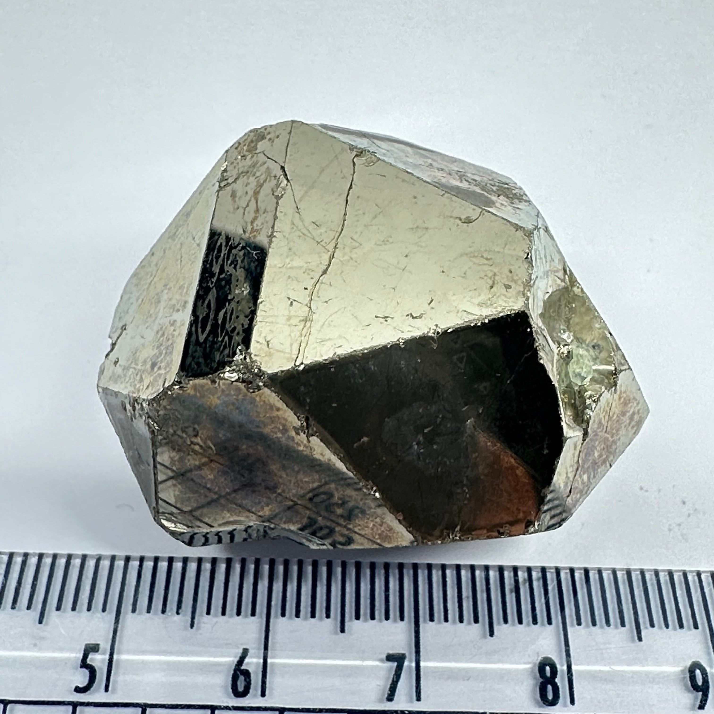 Pyrite, 59.30gm, Merelani, Tanzania, Untreated Unheated, same mines as Tanzanite, natural mirror crystal faces