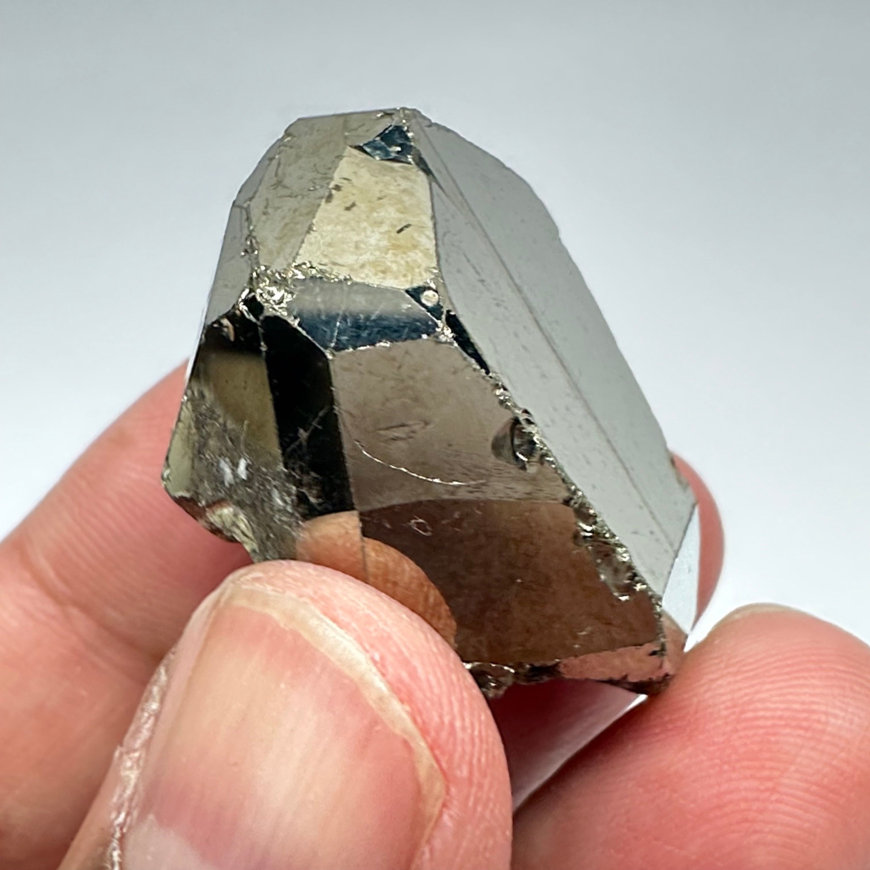 Pyrite, 47.70gm, Merelani, Tanzania, Untreated Unheated, same mines as Tanzanite, natural mirror crystal faces