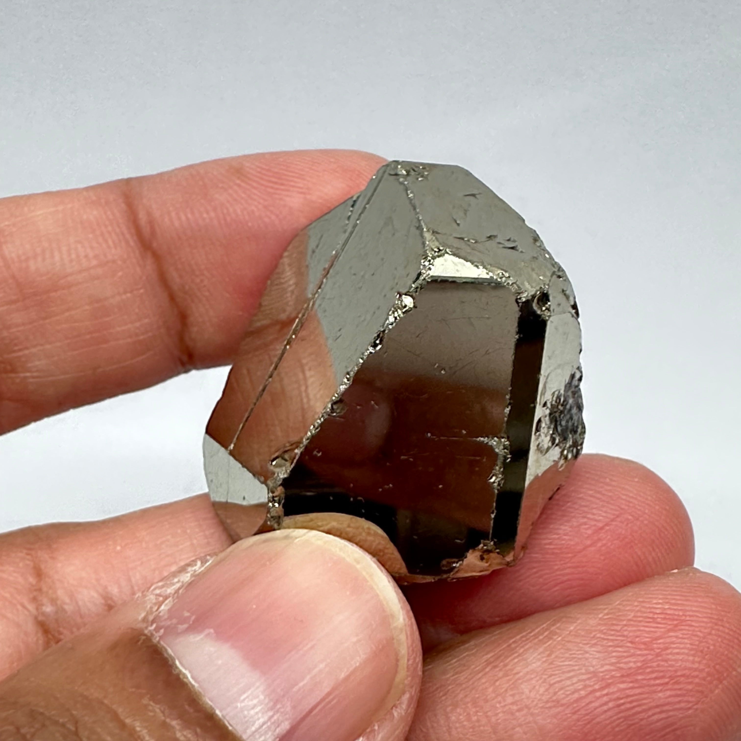 Pyrite, 47.70gm, Merelani, Tanzania, Untreated Unheated, same mines as Tanzanite, natural mirror crystal faces