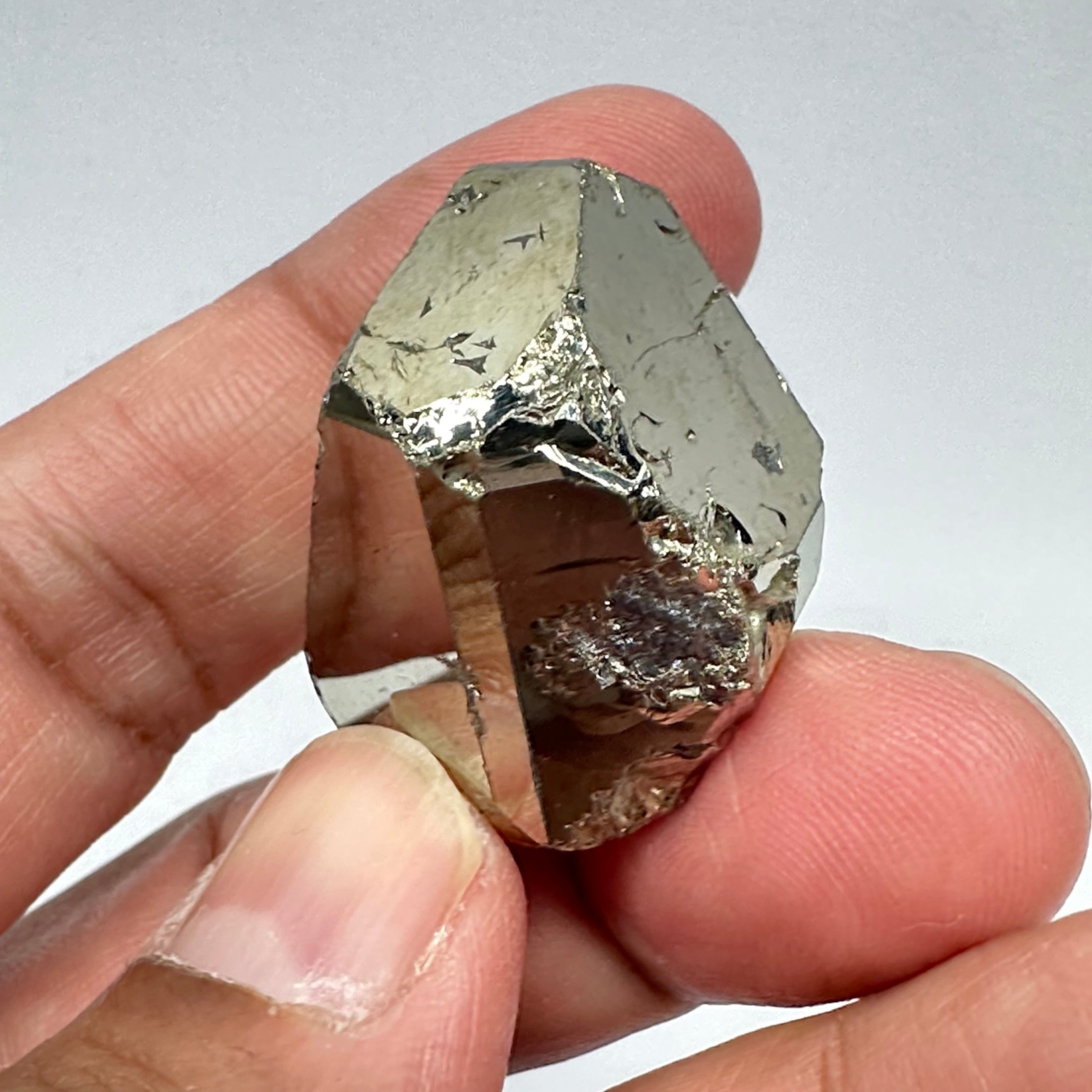 Pyrite, 47.70gm, Merelani, Tanzania, Untreated Unheated, same mines as Tanzanite, natural mirror crystal faces