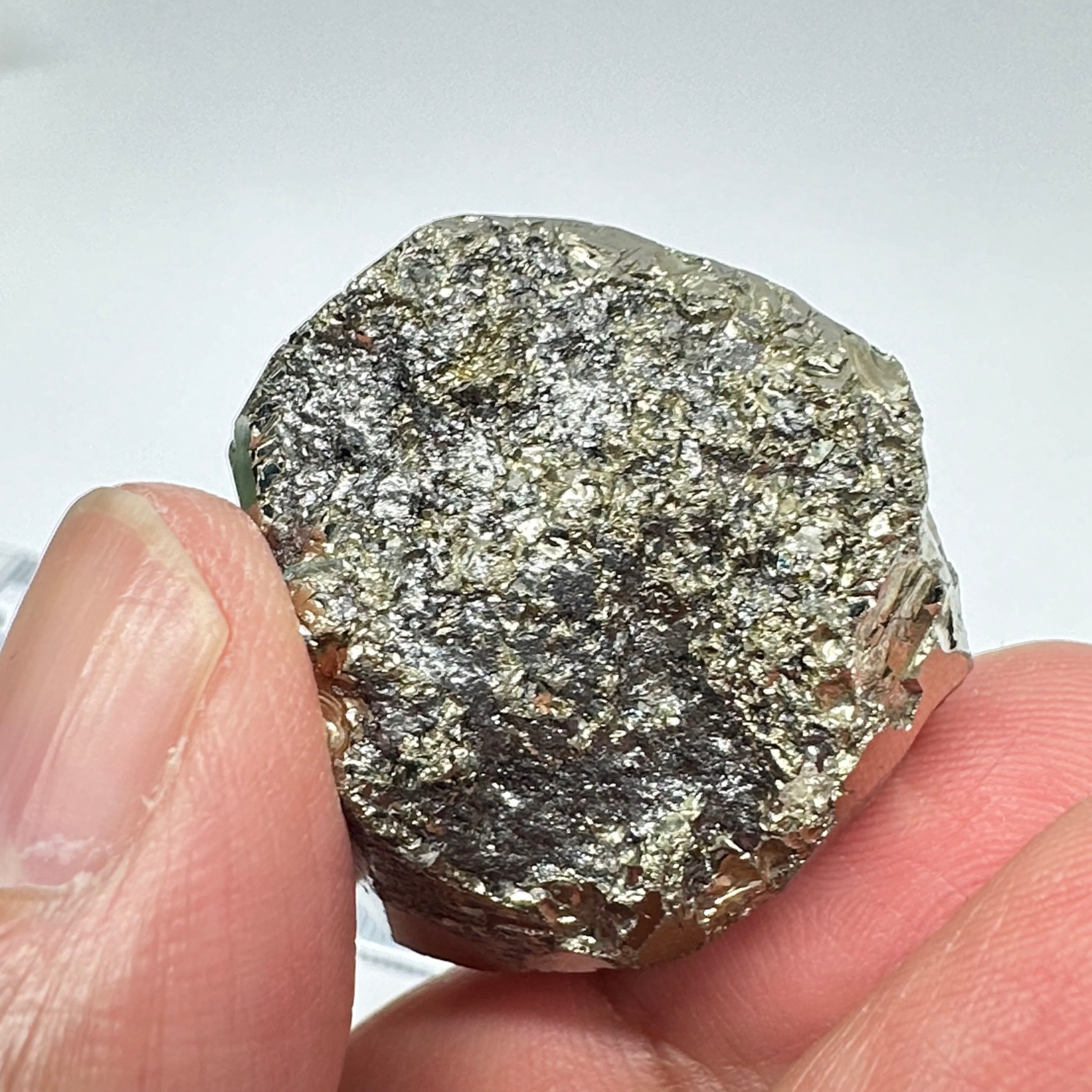 Pyrite, 47.70gm, Merelani, Tanzania, Untreated Unheated, same mines as Tanzanite, natural mirror crystal faces