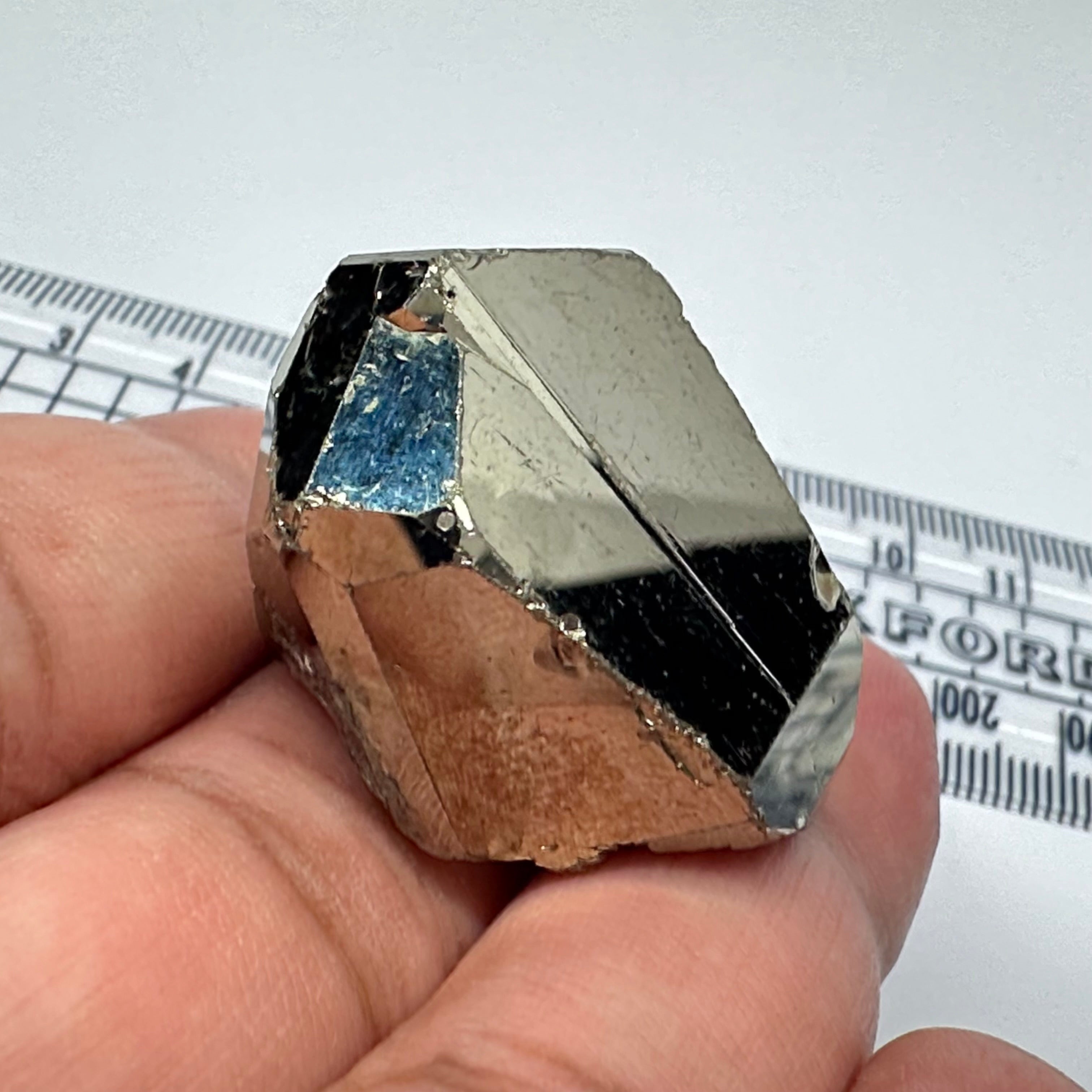 Pyrite, 47.70gm, Merelani, Tanzania, Untreated Unheated, same mines as Tanzanite, natural mirror crystal faces