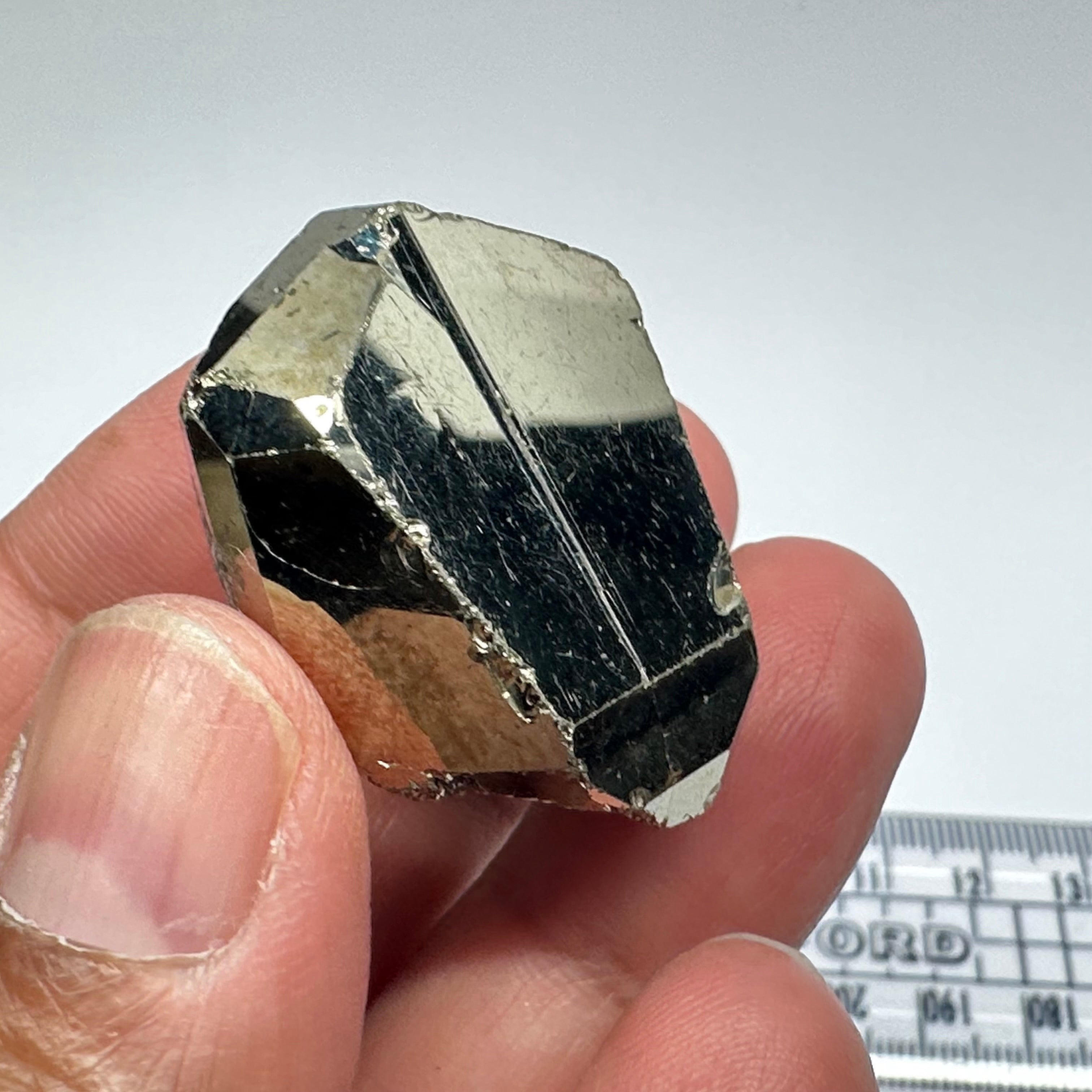 Pyrite, 47.70gm, Merelani, Tanzania, Untreated Unheated, same mines as Tanzanite, natural mirror crystal faces