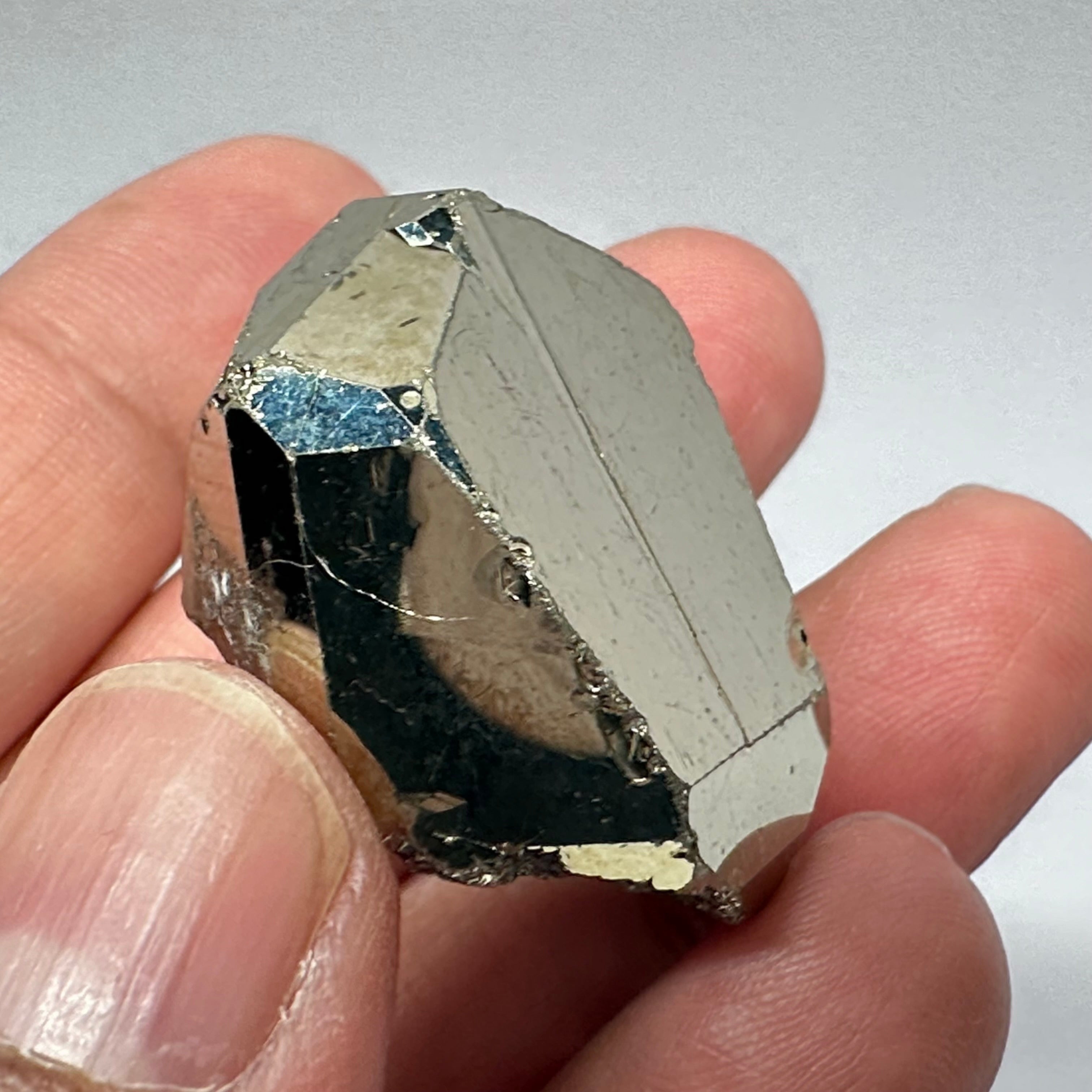 Pyrite, 47.70gm, Merelani, Tanzania, Untreated Unheated, same mines as Tanzanite, natural mirror crystal faces