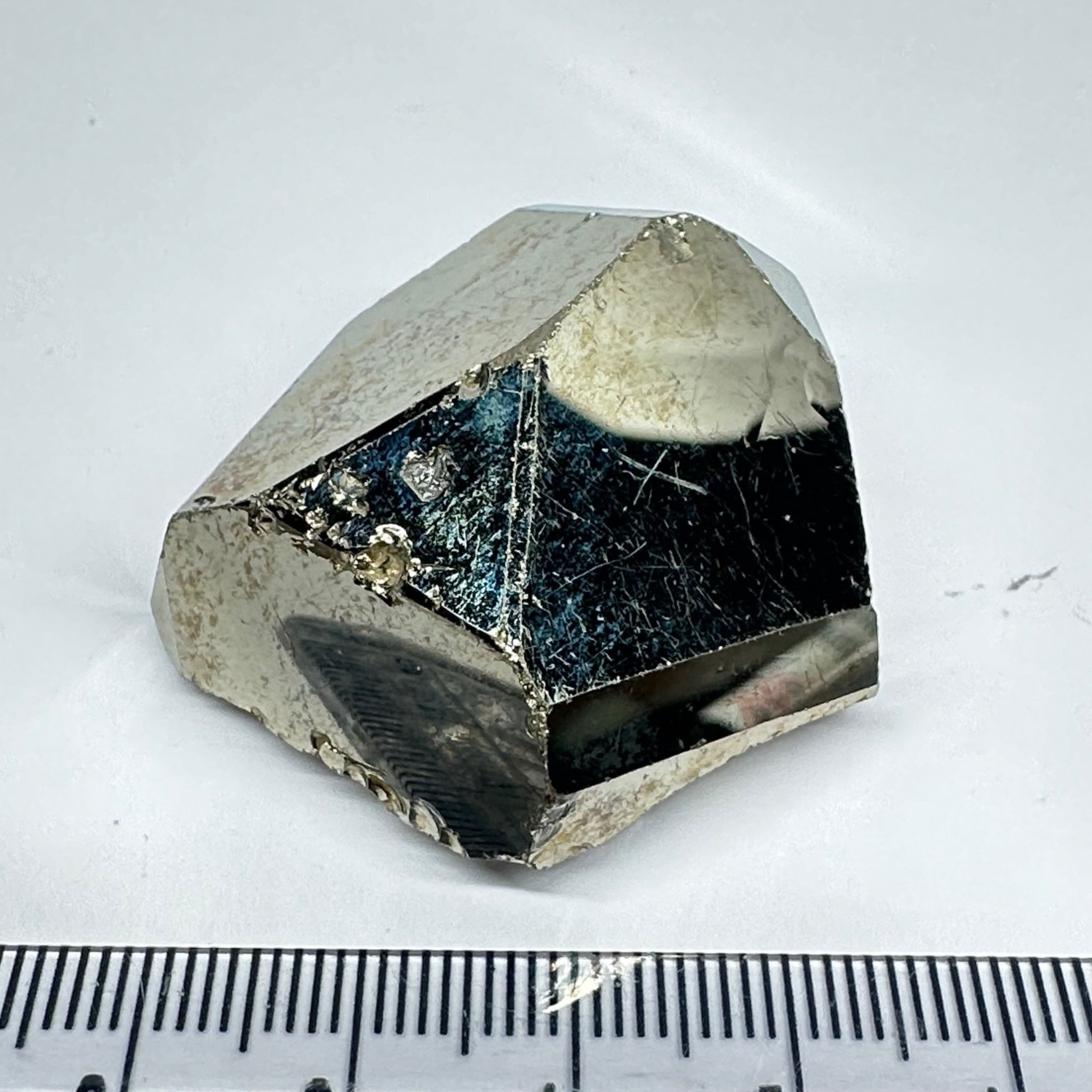 Pyrite, 58.60gm, Merelani, Tanzania, Untreated Unheated, same mines as Tanzanite, natural mirror crystal faces