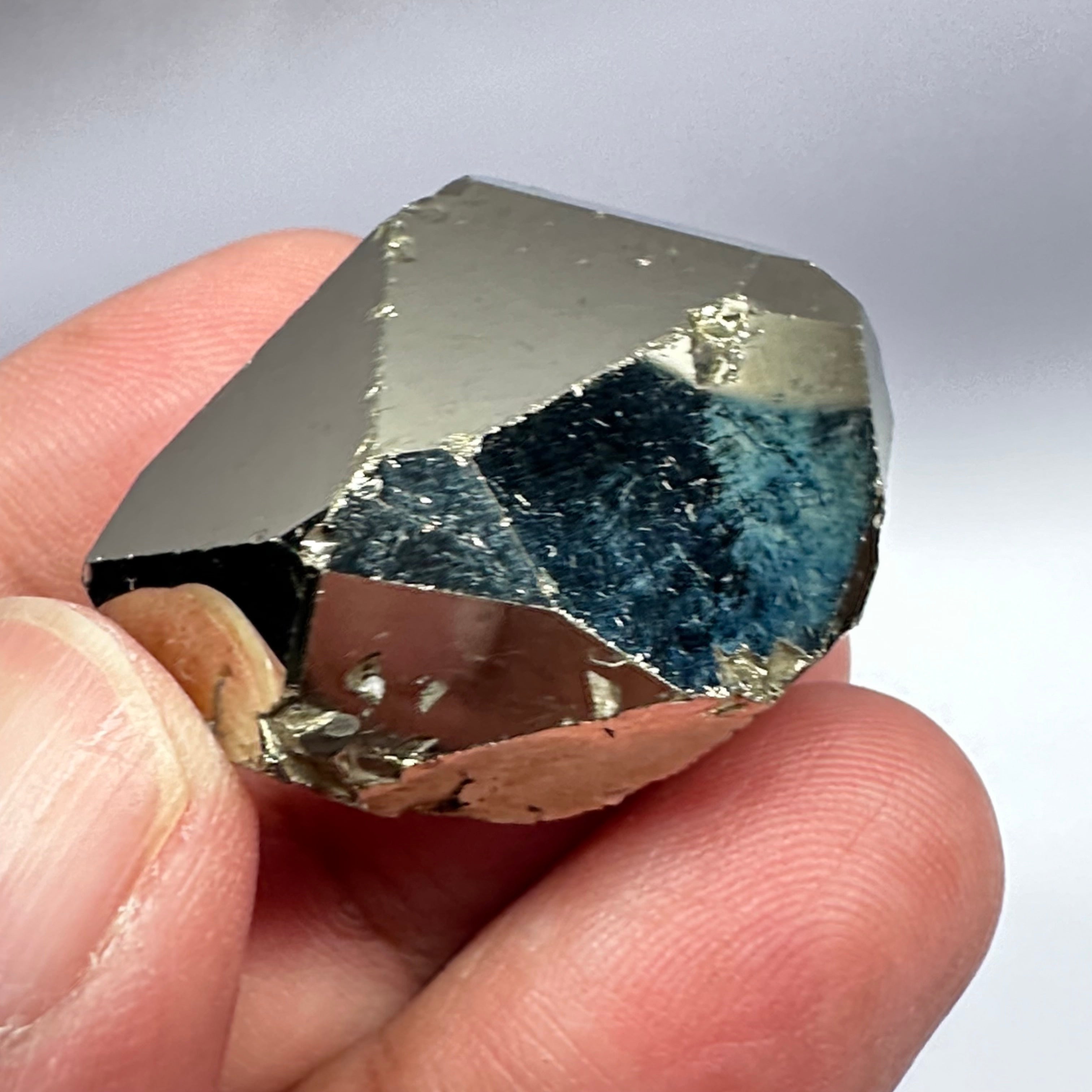 Pyrite, 45.70gm, Merelani, Tanzania, Untreated Unheated, same mines as Tanzanite, natural mirror crystal faces