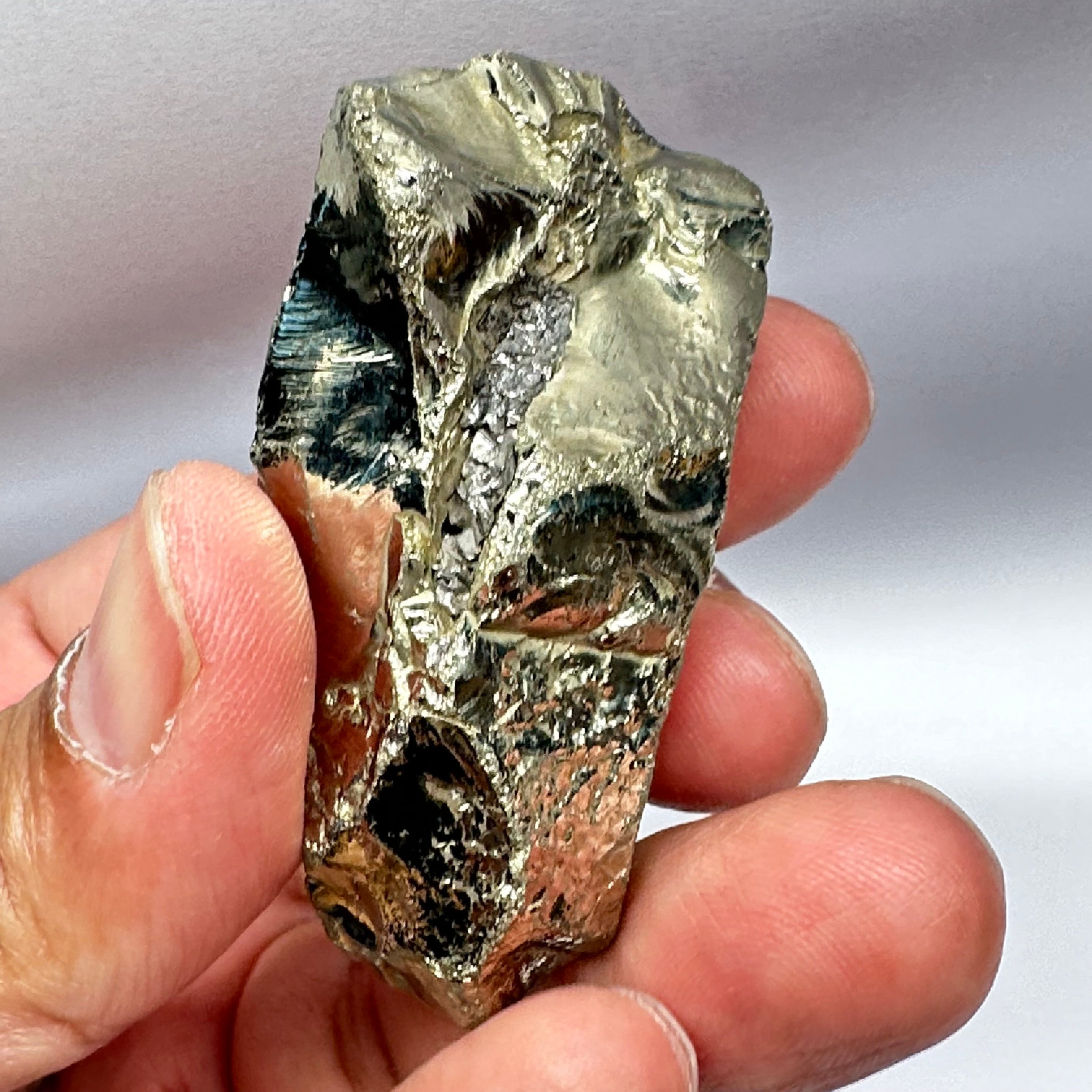 Pyrite, 79.50gm, Merelani, Tanzania, Untreated Unheated, same mines as Tanzanite, natural mirror crystal faces