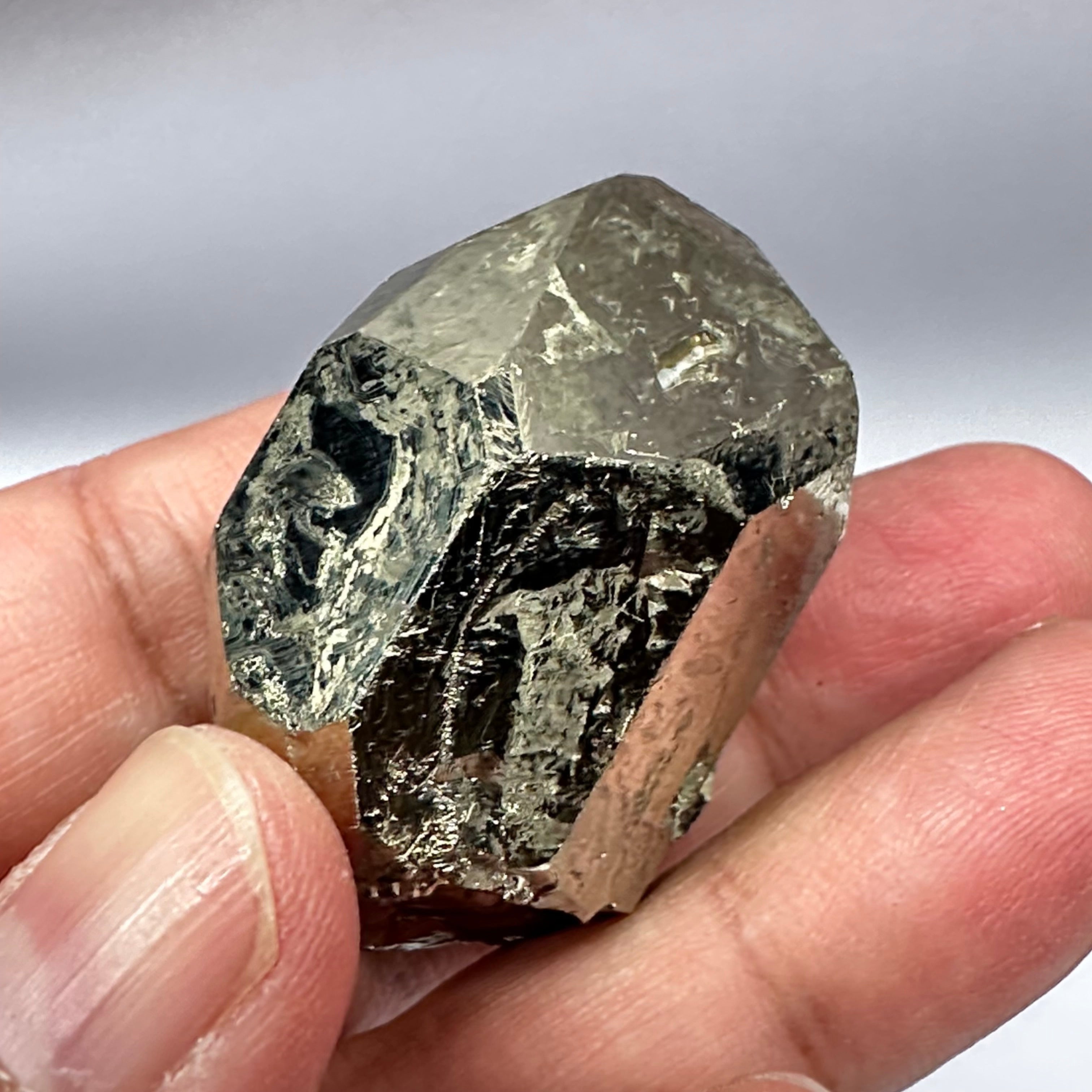 Pyrite, 86.00gm, Merelani, Tanzania, Untreated Unheated, same mines as Tanzanite, natural mirror crystal faces