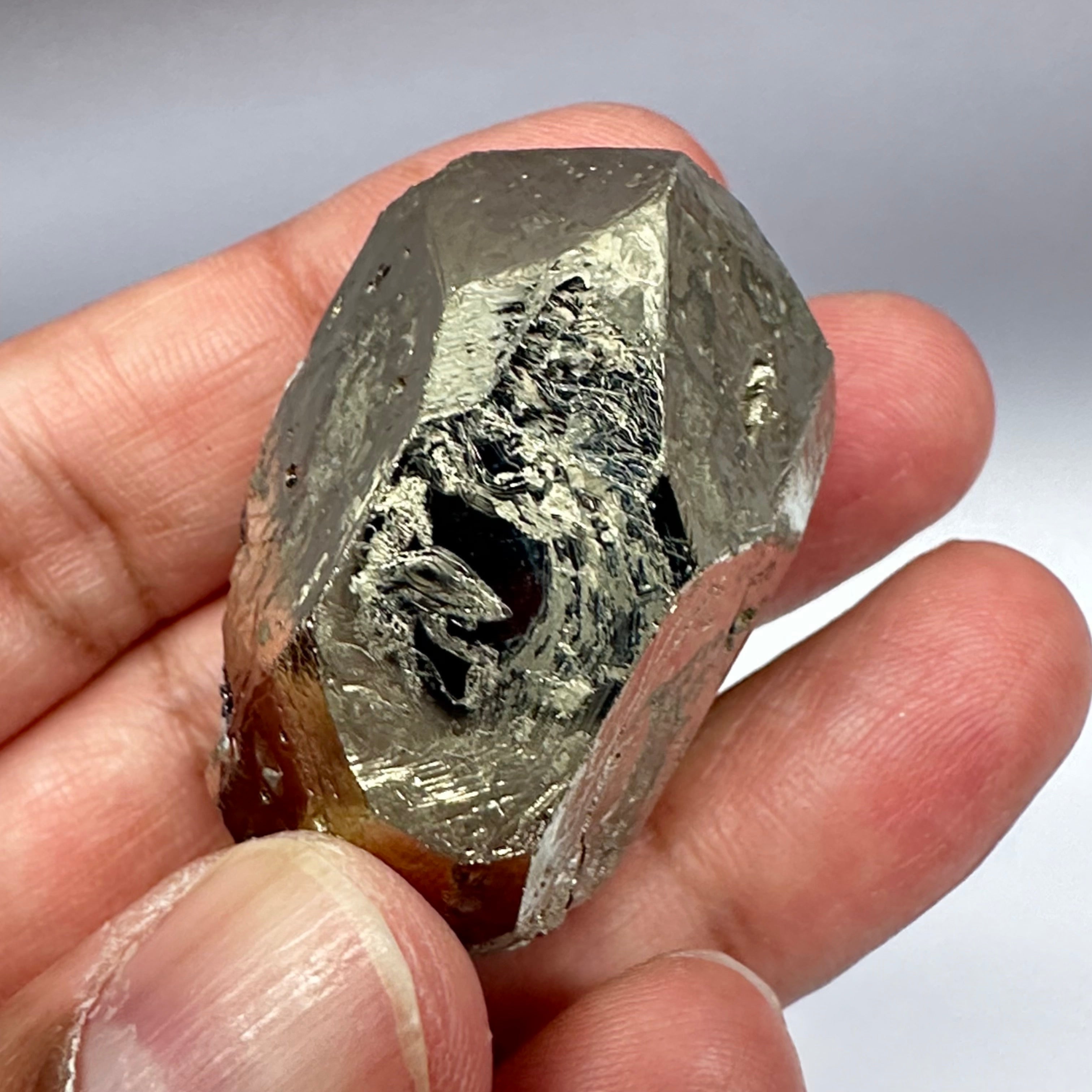 Pyrite, 86.00gm, Merelani, Tanzania, Untreated Unheated, same mines as Tanzanite, natural mirror crystal faces