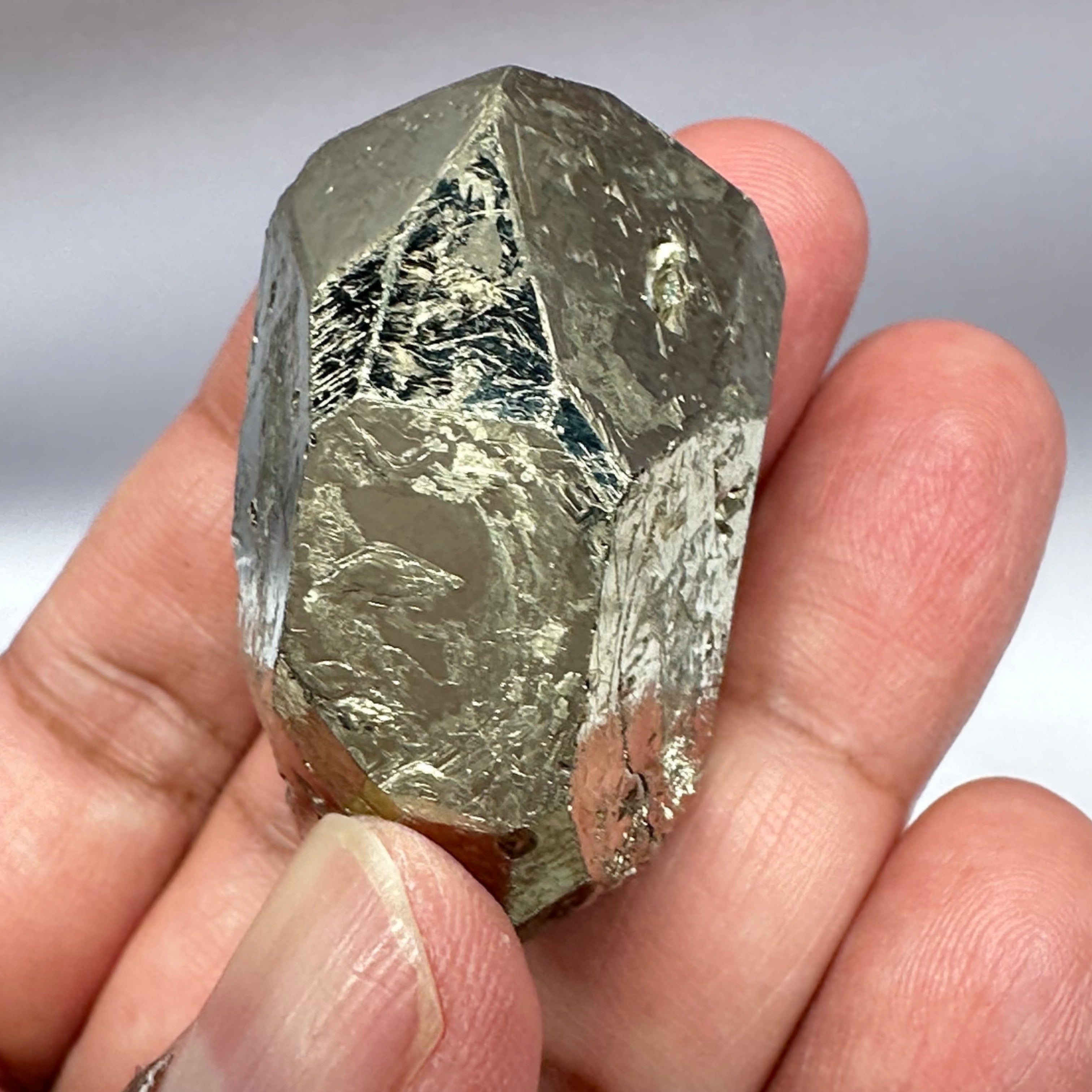 Pyrite, 86.00gm, Merelani, Tanzania, Untreated Unheated, same mines as Tanzanite, natural mirror crystal faces