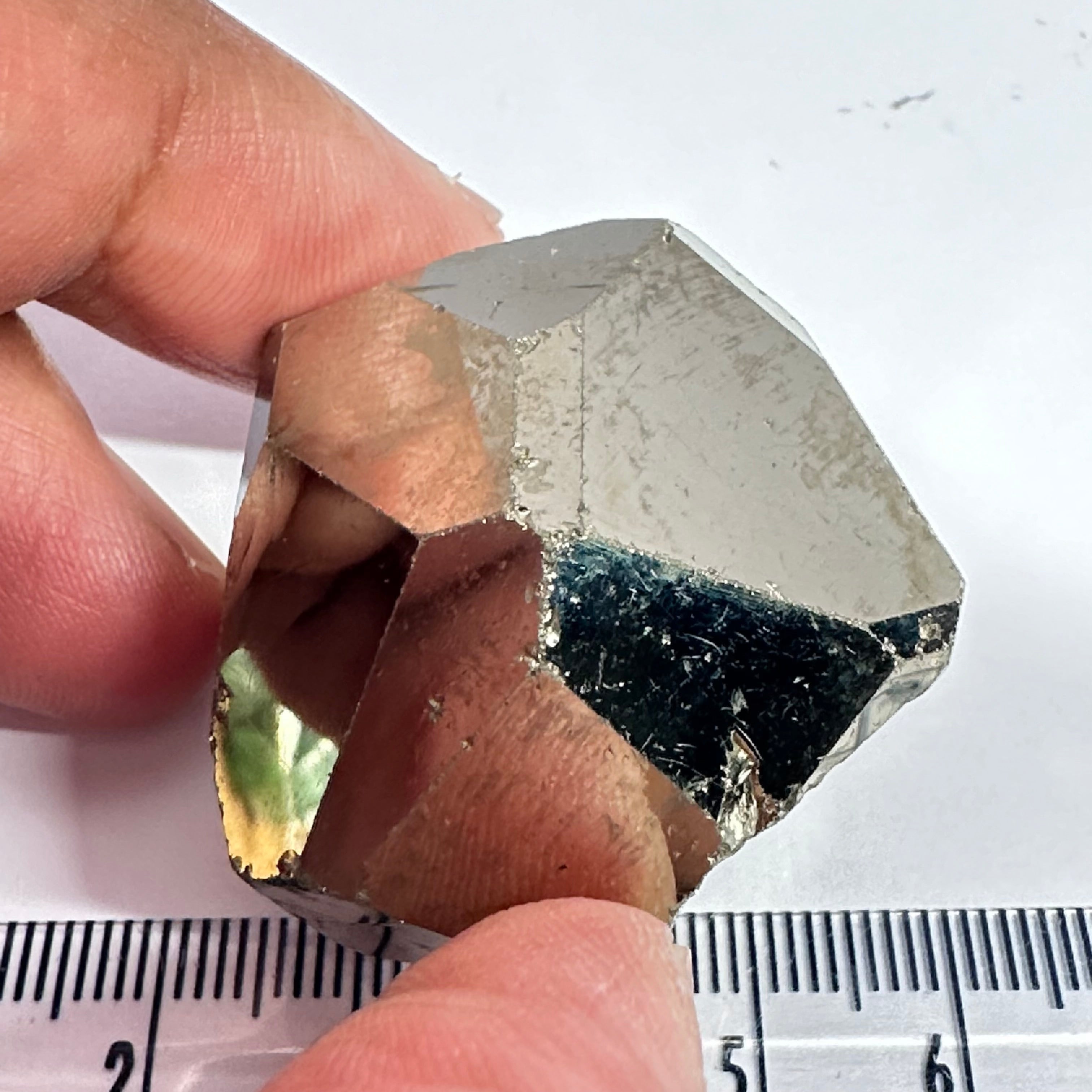 Pyrite, 86.40gm, Merelani, Tanzania, Untreated Unheated, same mines as Tanzanite, natural mirror crystal faces