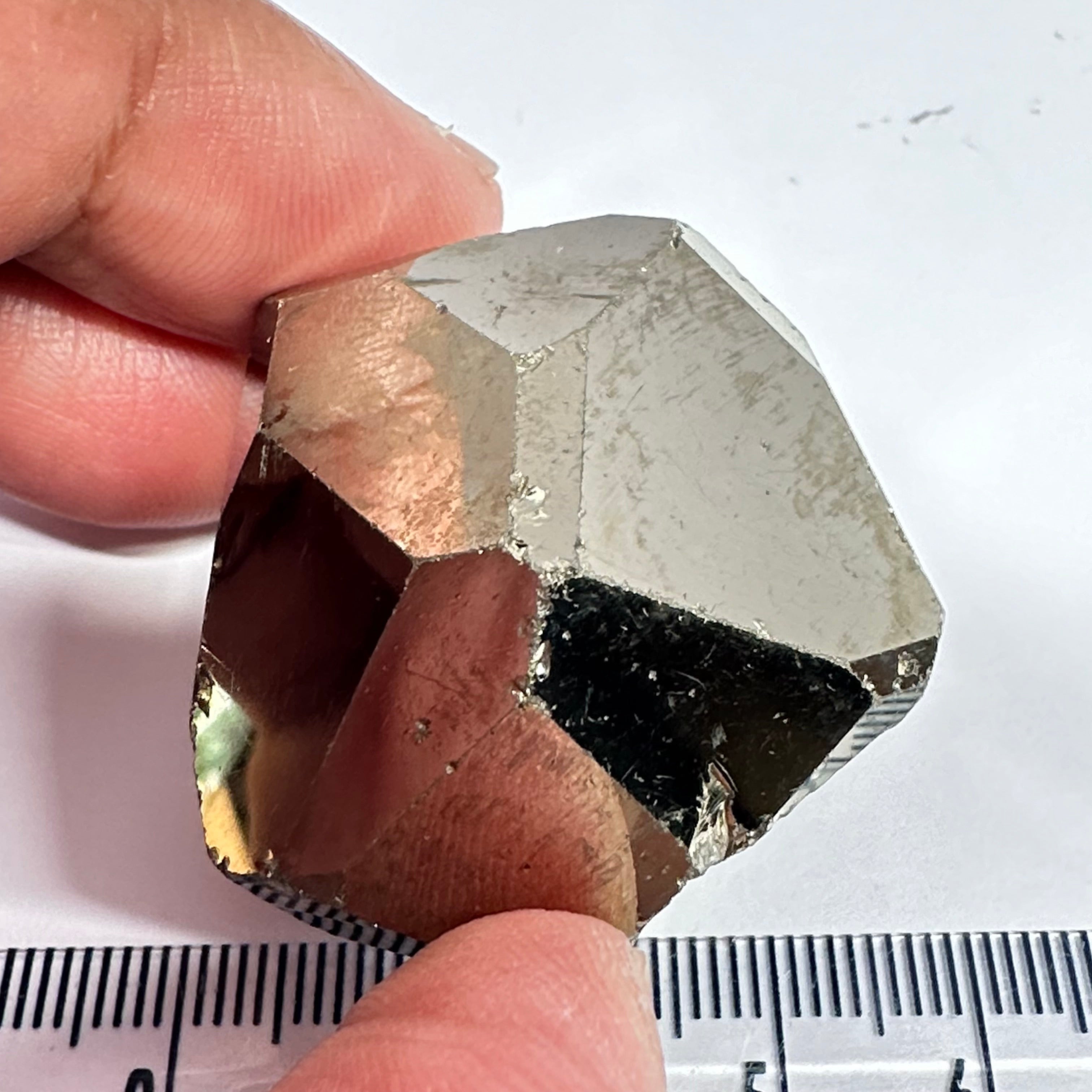 Pyrite, 86.40gm, Merelani, Tanzania, Untreated Unheated, same mines as Tanzanite, natural mirror crystal faces