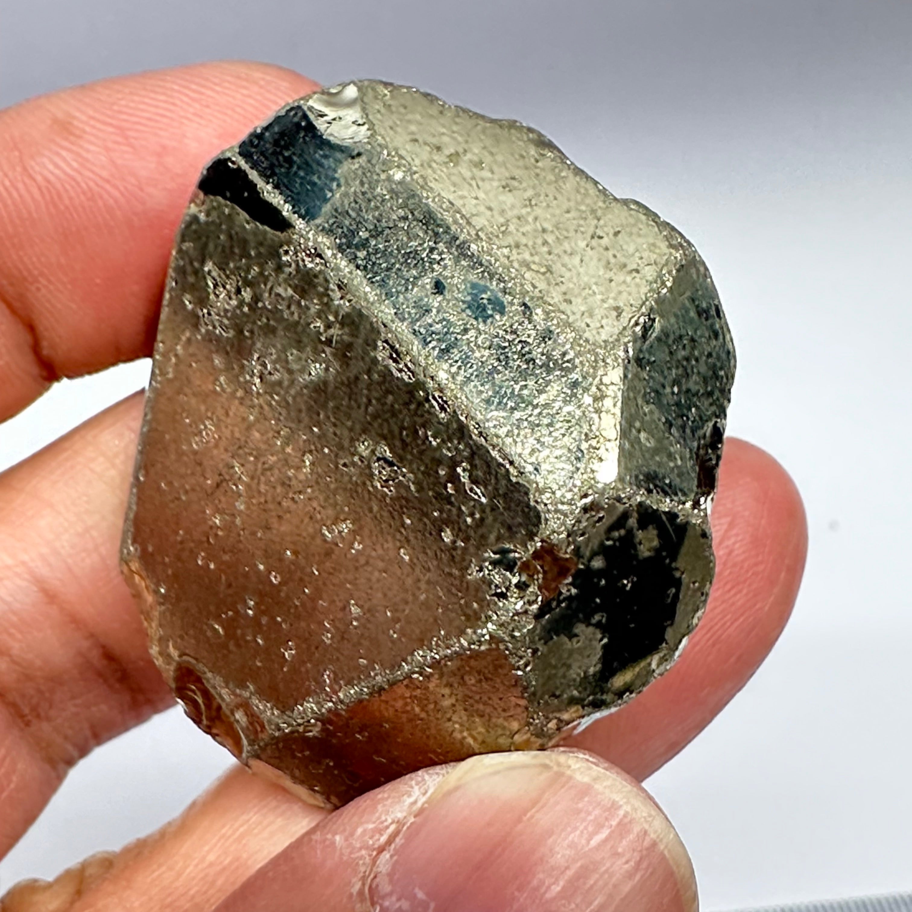 Pyrite, 81.00gm, Merelani, Tanzania, Untreated Unheated, same mines as Tanzanite, natural mirror crystal faces