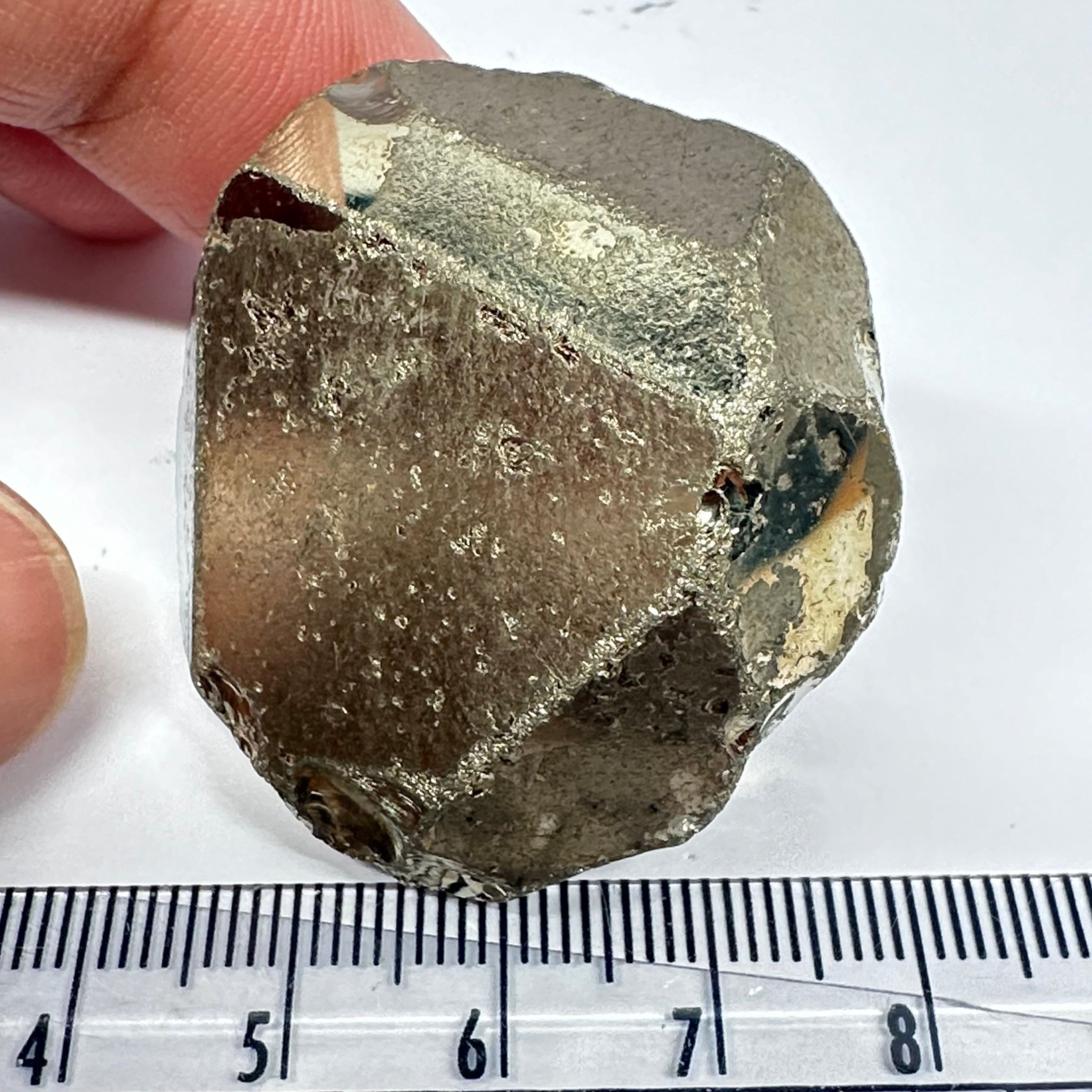 Pyrite, 81.00gm, Merelani, Tanzania, Untreated Unheated, same mines as Tanzanite, natural mirror crystal faces