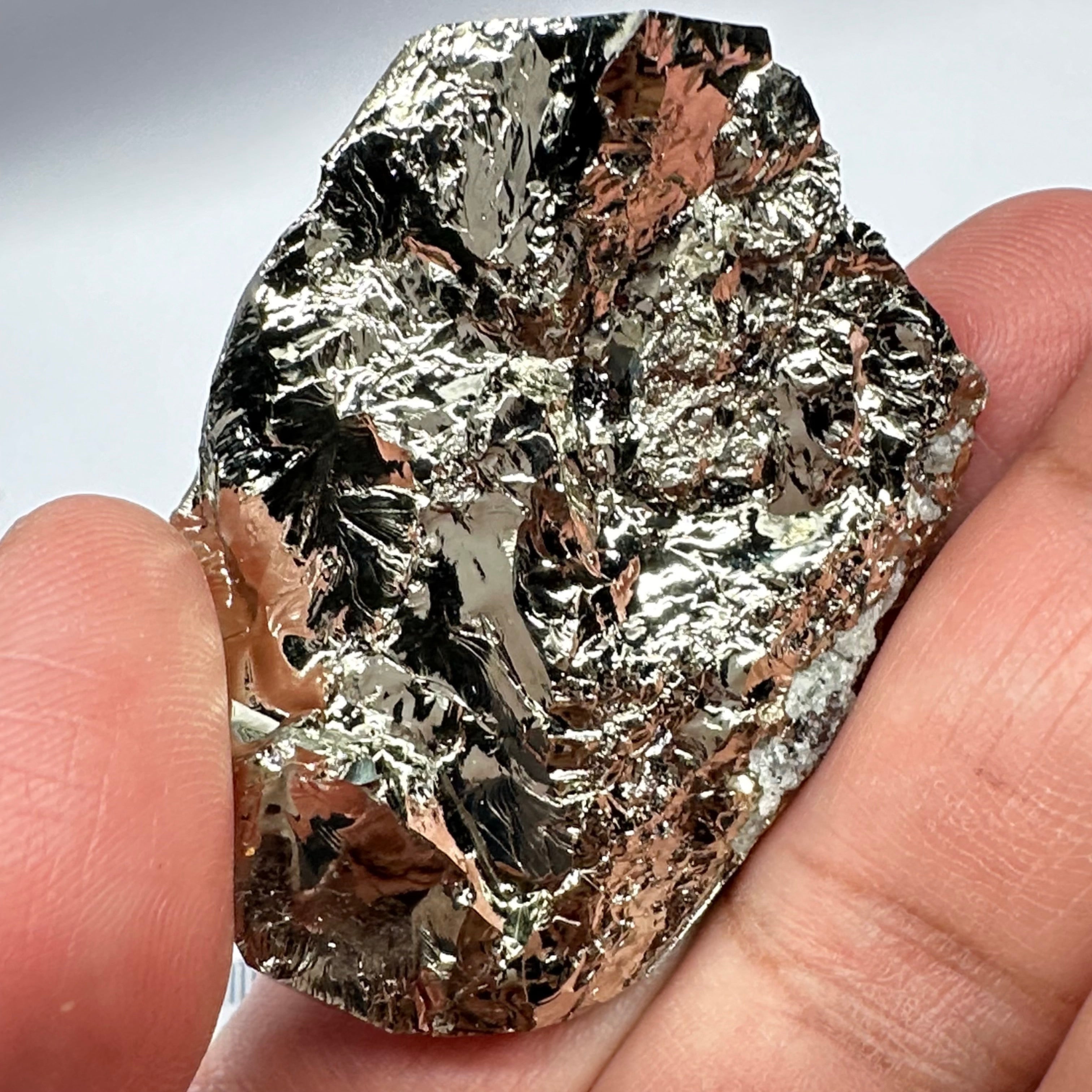 Pyrite, 184.20gm, Merelani, Tanzania, Untreated Unheated, same mines as Tanzanite, natural mirror crystal faces