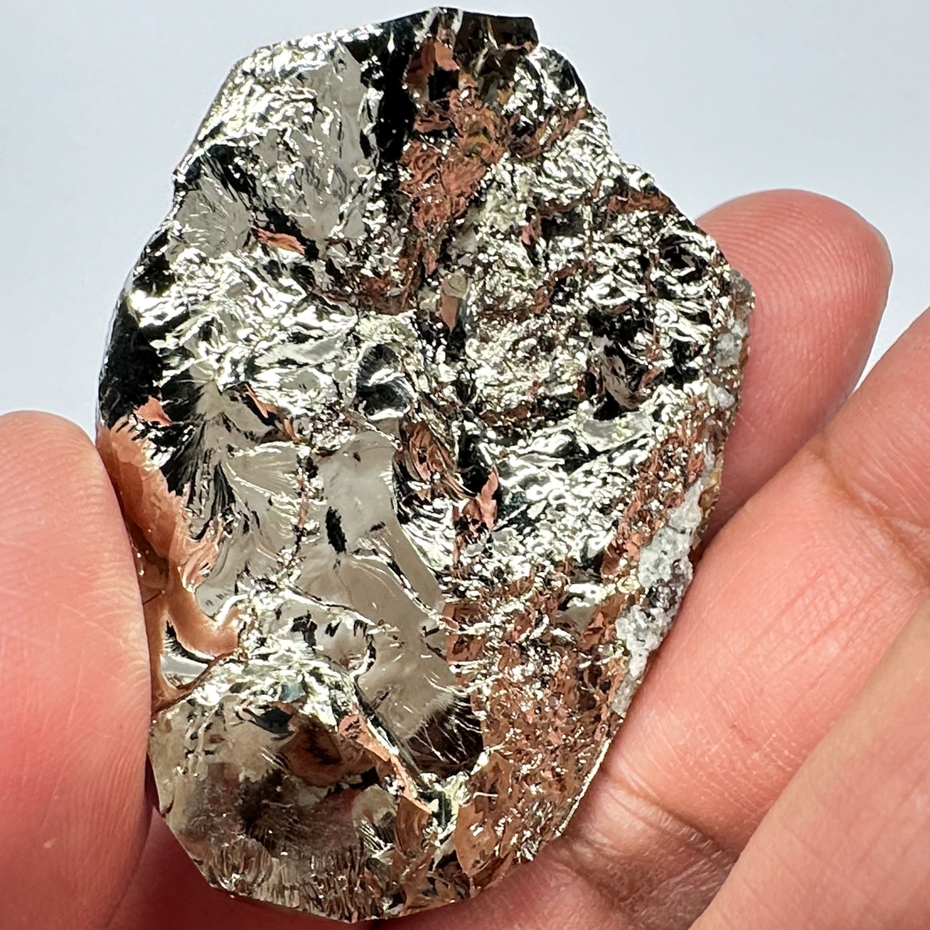 Pyrite, 184.20gm, Merelani, Tanzania, Untreated Unheated, same mines as Tanzanite, natural mirror crystal faces