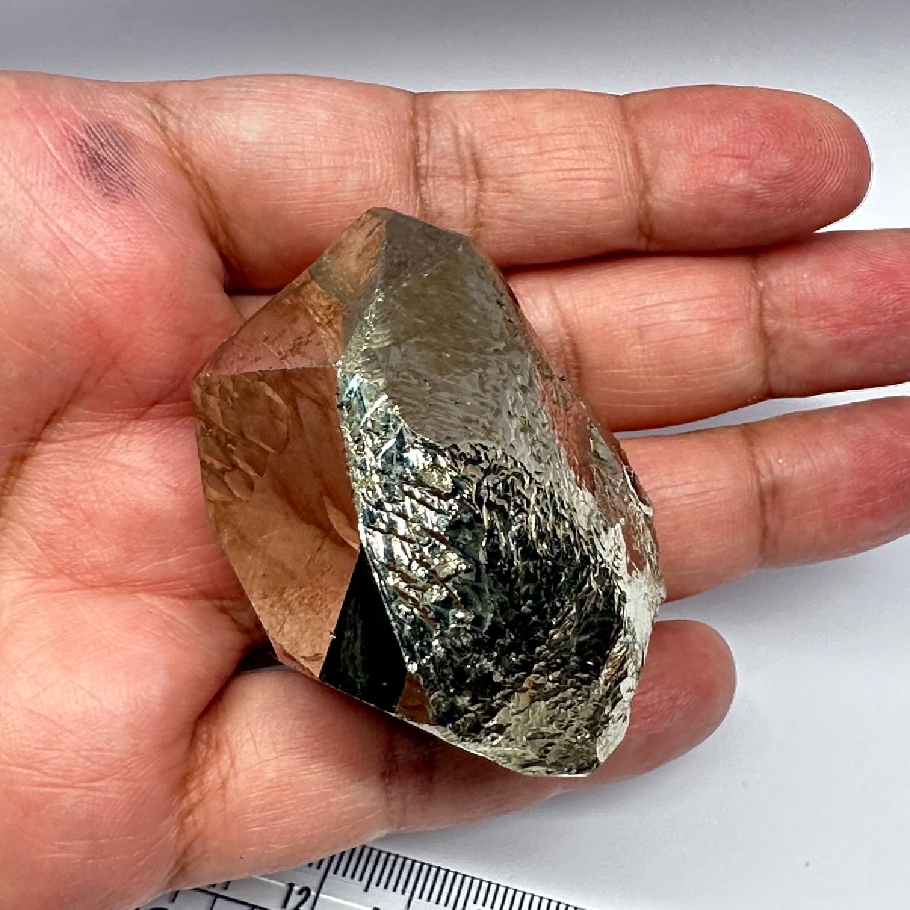 Pyrite, 166.50gm, Merelani, Tanzania, Untreated Unheated, same mines as Tanzanite, natural mirror crystal faces