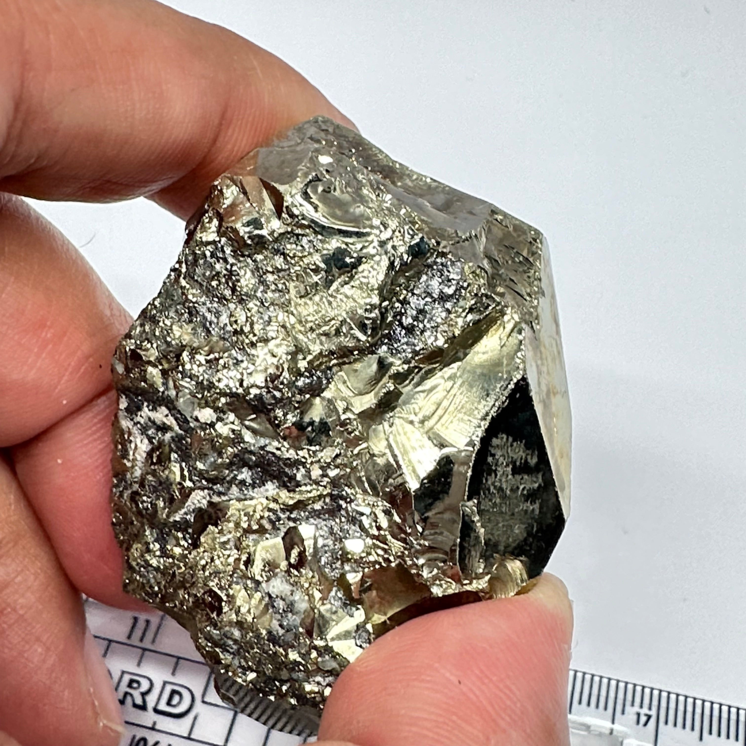 Pyrite, 166.50gm, Merelani, Tanzania, Untreated Unheated, same mines as Tanzanite, natural mirror crystal faces