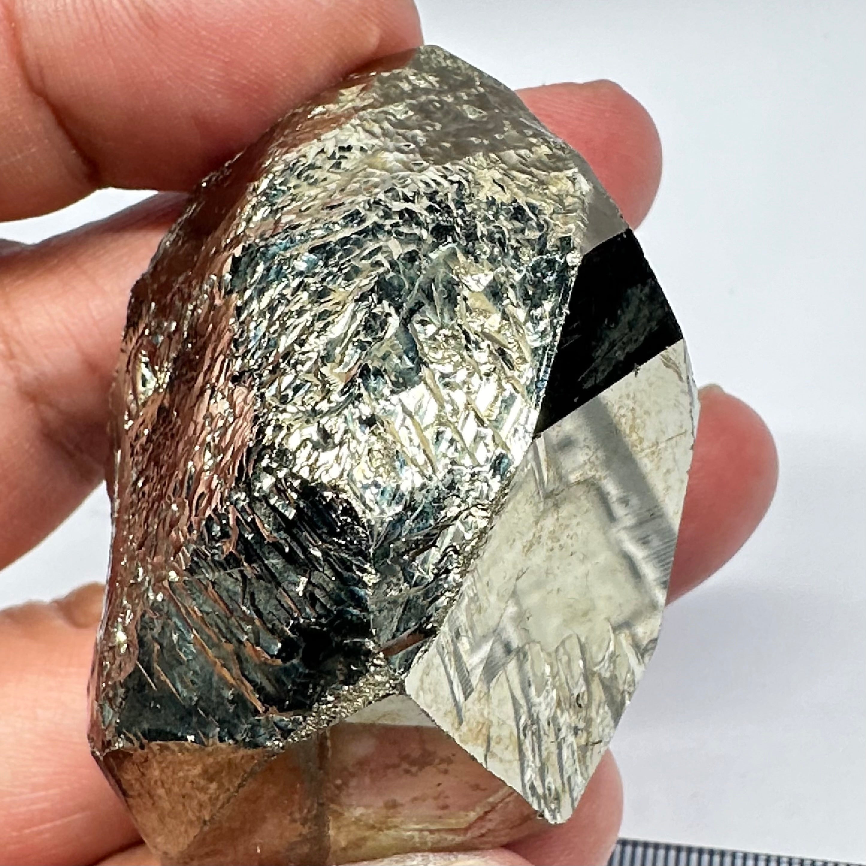 Pyrite, 166.50gm, Merelani, Tanzania, Untreated Unheated, same mines as Tanzanite, natural mirror crystal faces