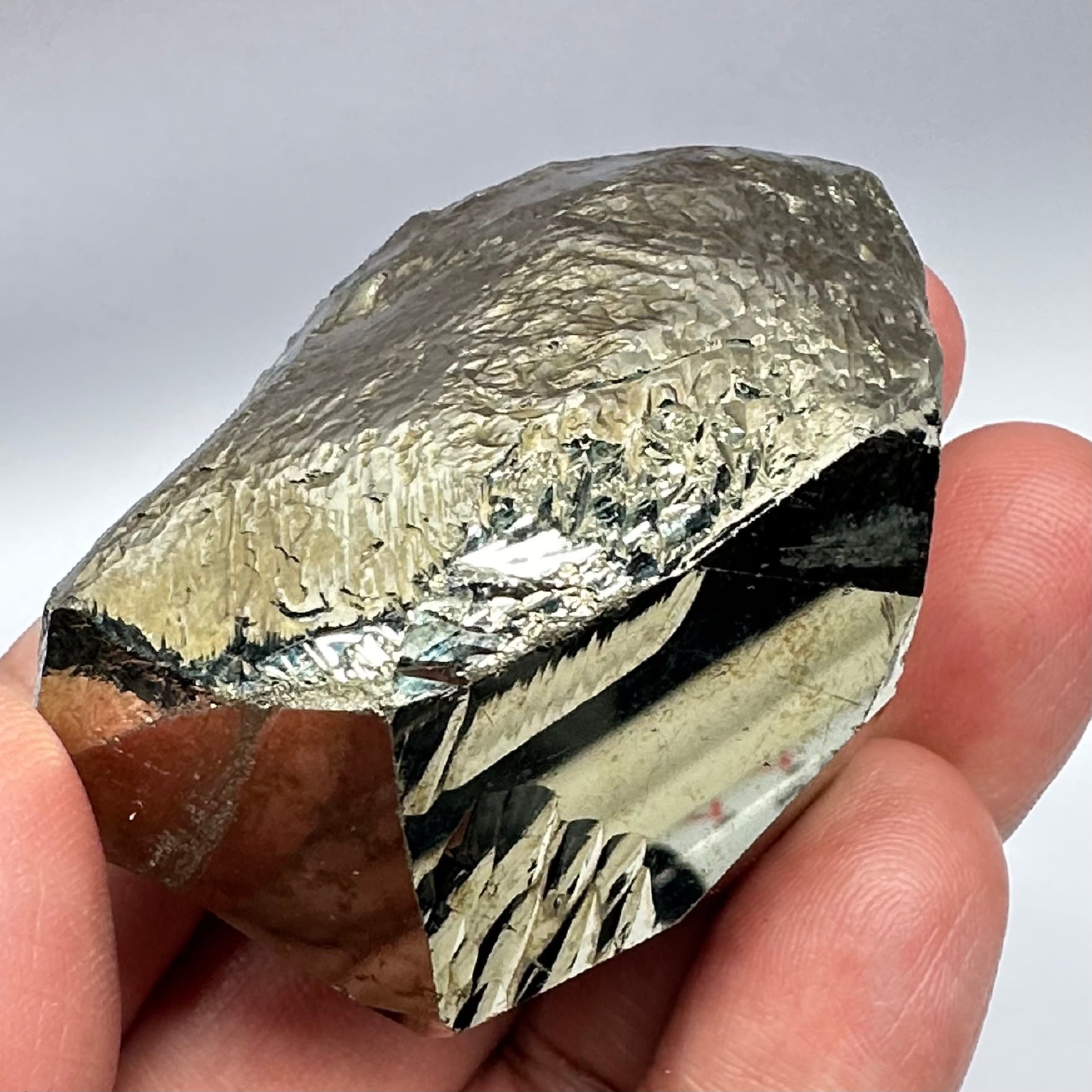 Pyrite, 166.50gm, Merelani, Tanzania, Untreated Unheated, same mines as Tanzanite, natural mirror crystal faces