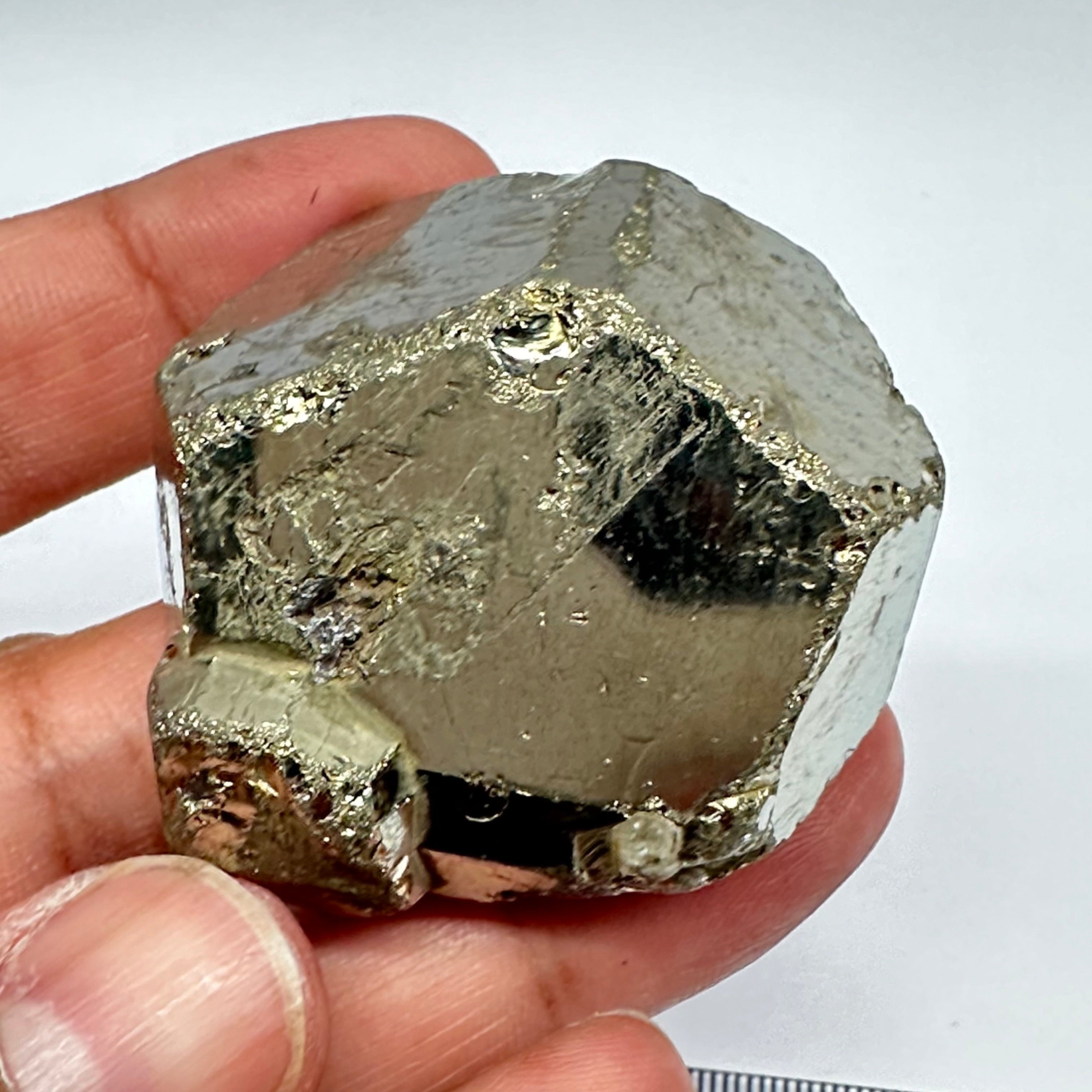 Pyrite, 142.70gm, Merelani, Tanzania, Untreated Unheated, same mines as Tanzanite, natural mirror crystal faces