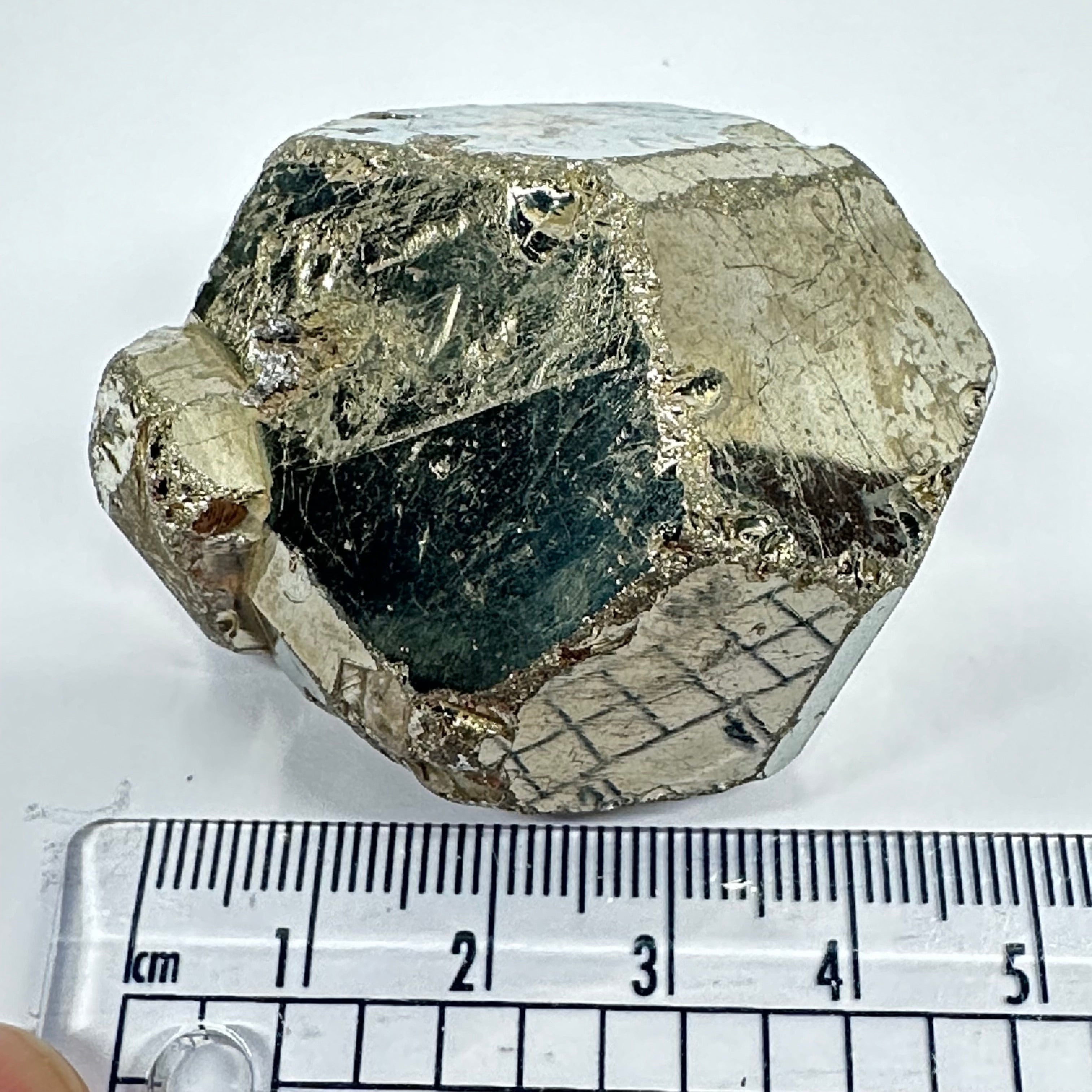 Pyrite, 142.70gm, Merelani, Tanzania, Untreated Unheated, same mines as Tanzanite, natural mirror crystal faces