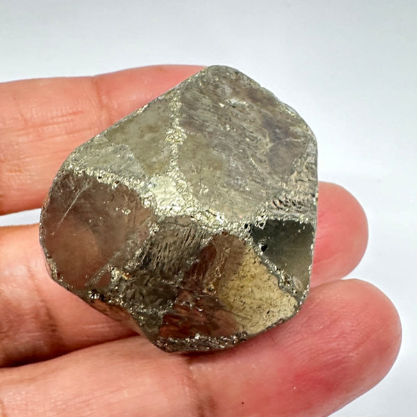 Pyrite, 77.50gm, Merelani, Tanzania, Untreated Unheated, same mines as Tanzanite, natural mirror crystal faces