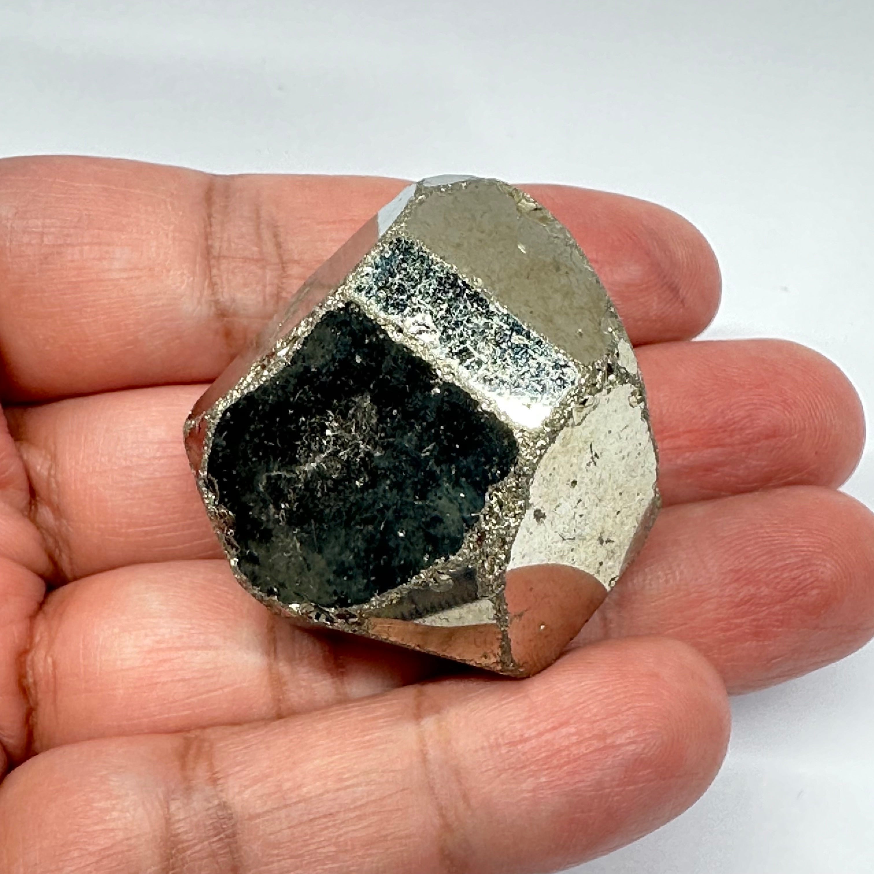 Pyrite, 92.50gm, Merelani, Tanzania, Untreated Unheated, same mines as Tanzanite, natural mirror crystal faces