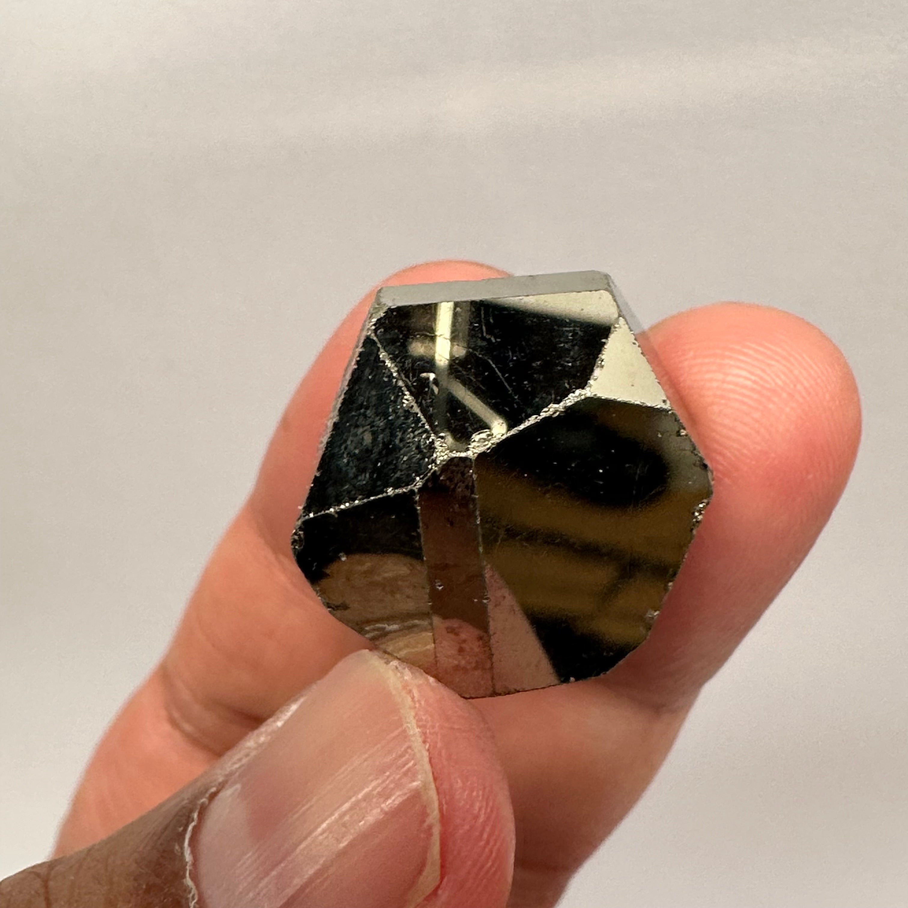 Pyrite, 21.80gm, Merelani, Tanzania, Untreated Unheated, same mines as Tanzanite, natural mirror crystal faces.