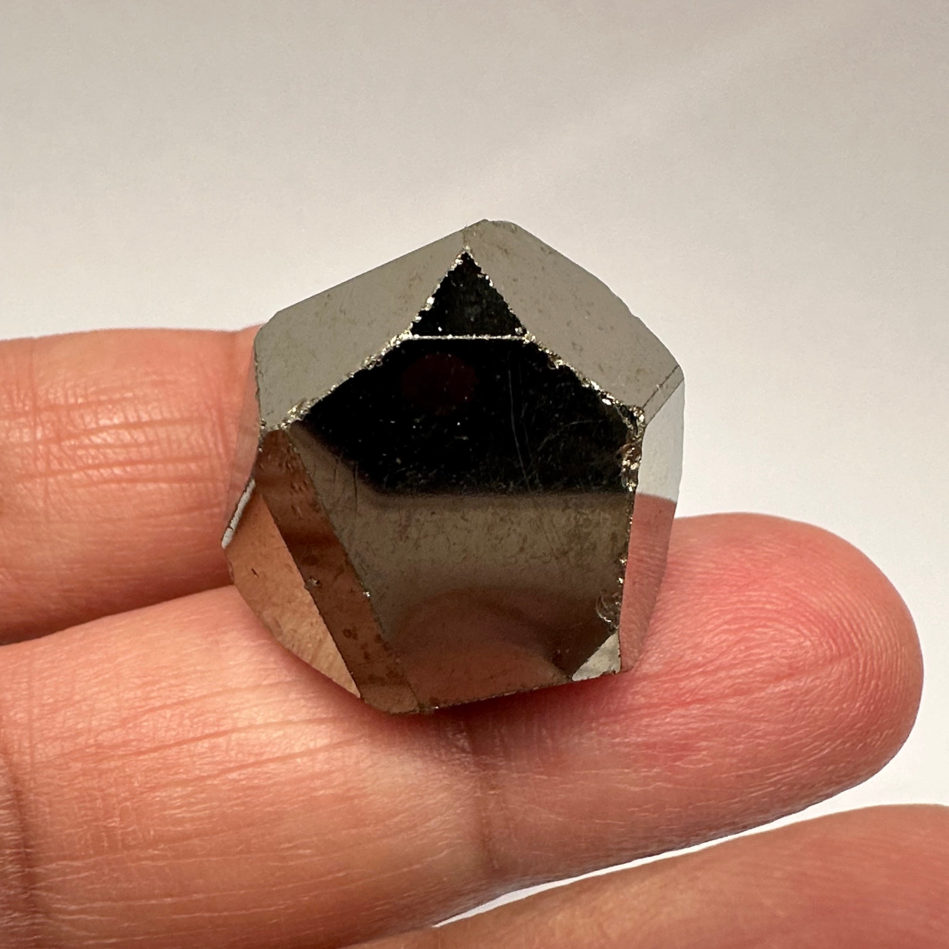 Pyrite, 21.80gm, Merelani, Tanzania, Untreated Unheated, same mines as Tanzanite, natural mirror crystal faces.