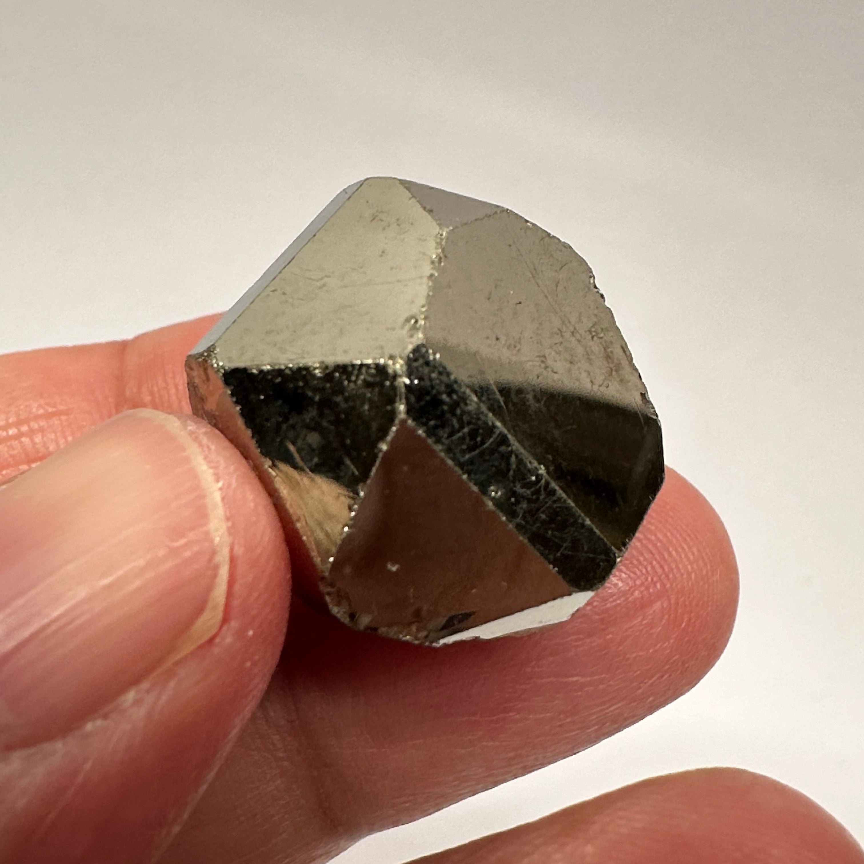 Pyrite, 21.80gm, Merelani, Tanzania, Untreated Unheated, same mines as Tanzanite, natural mirror crystal faces.