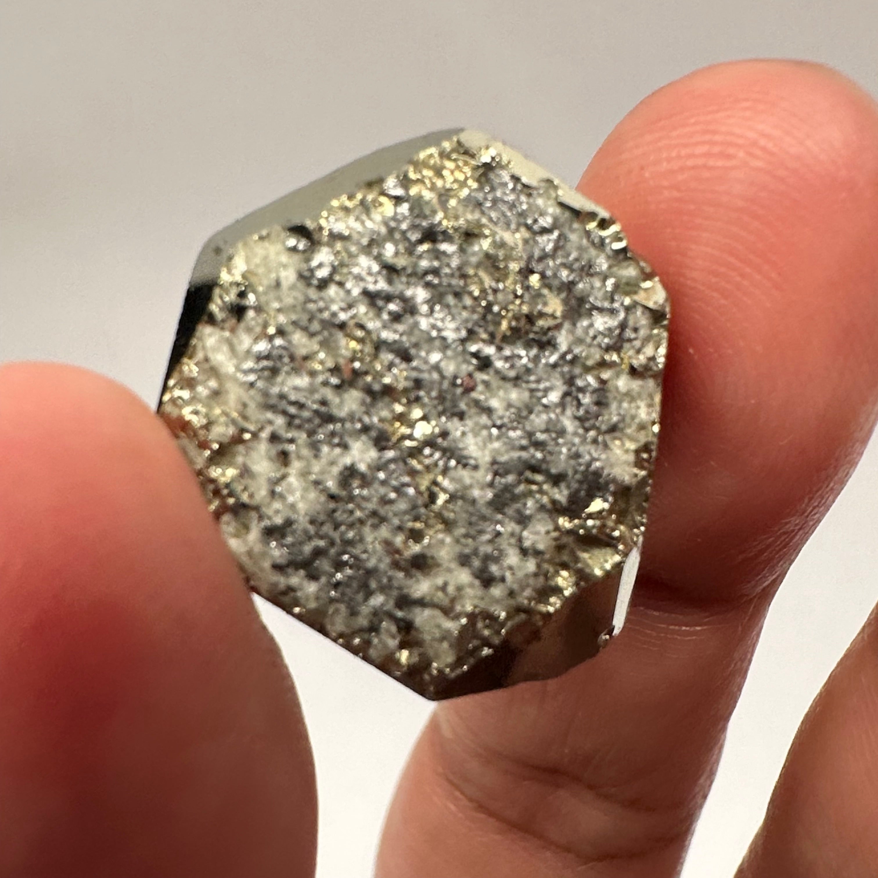 Pyrite, 52.70gm, Merelani, Tanzania, Untreated Unheated, same mines as Tanzanite, natural mirror crystal faces.