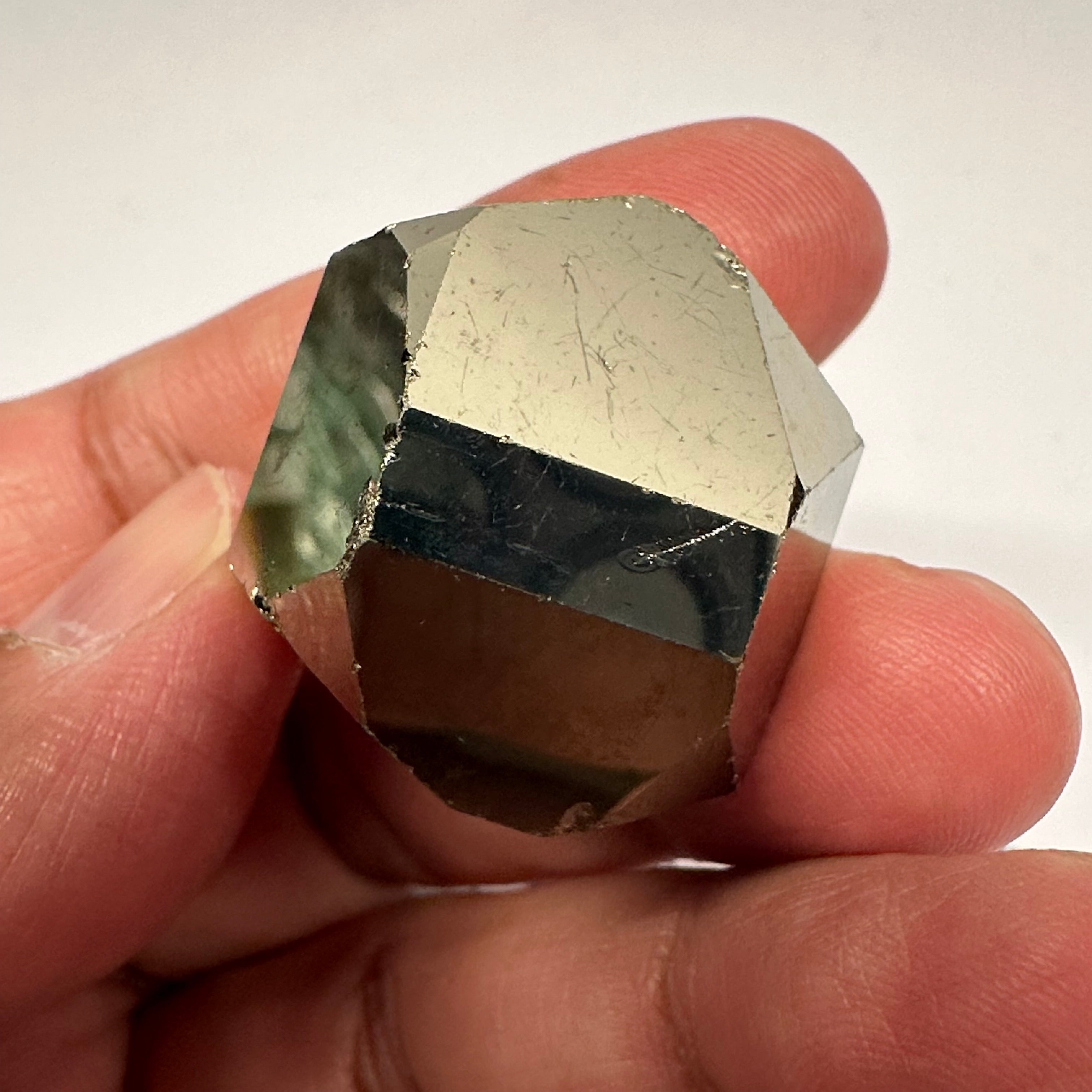 Pyrite, 52.70gm, Merelani, Tanzania, Untreated Unheated, same mines as Tanzanite, natural mirror crystal faces.