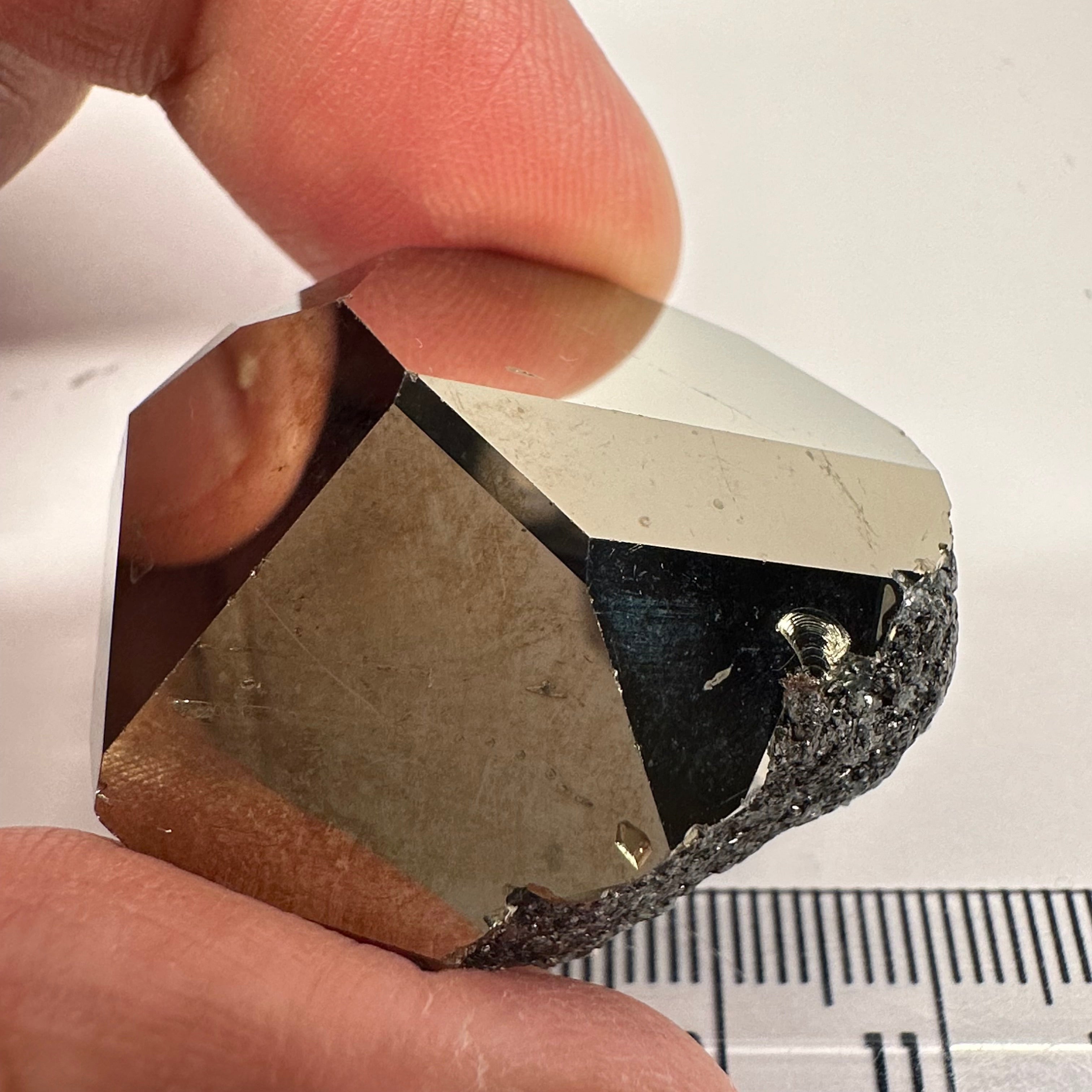 Pyrite, 61.00gm, Merelani, Tanzania, Untreated Unheated, same mines as Tanzanite, natural mirror crystal faces.