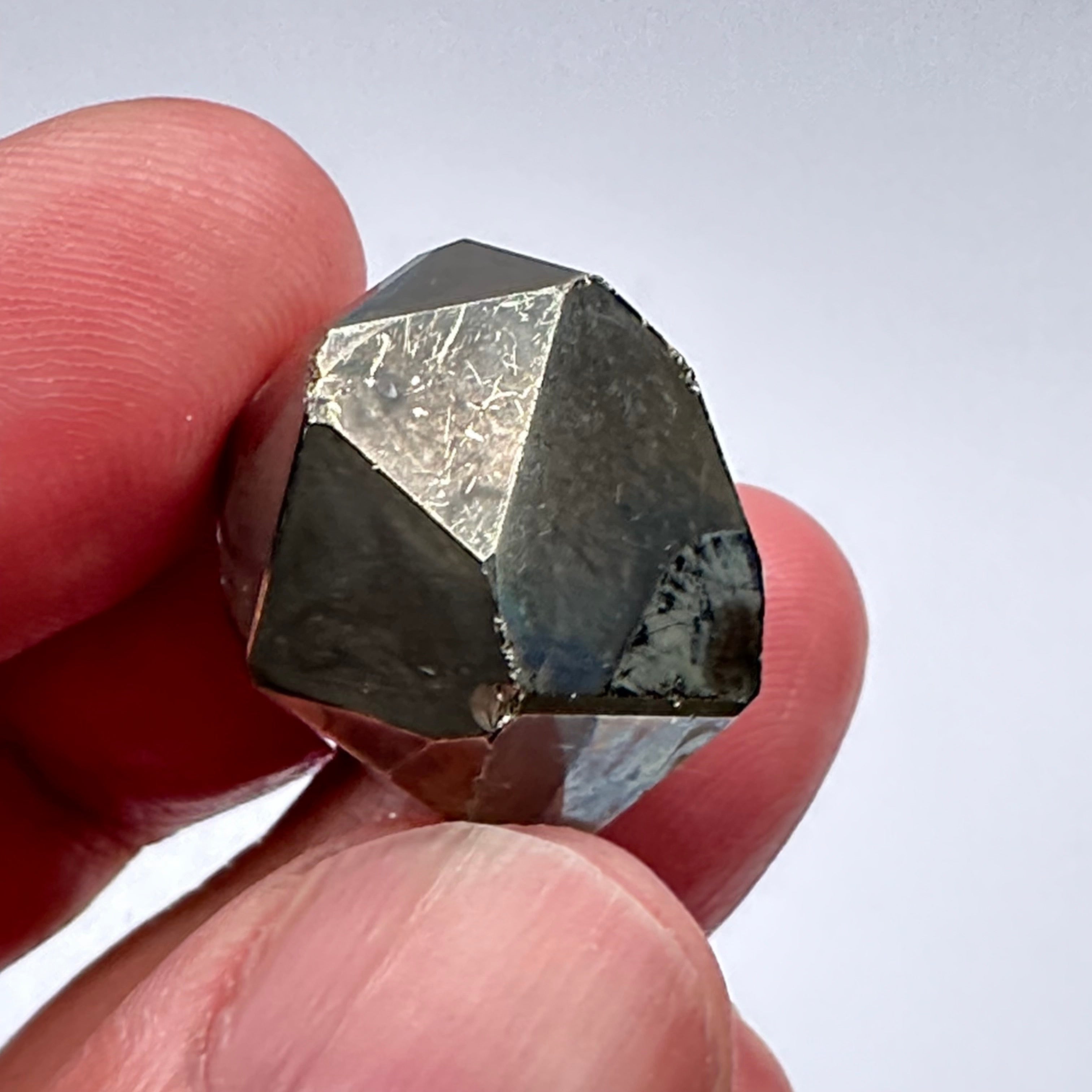 Pyrite, Merelani, 20.10gm, Tanzania, Untreated Unheated, same mines as Tanzanite, natural mirror crystal faces.