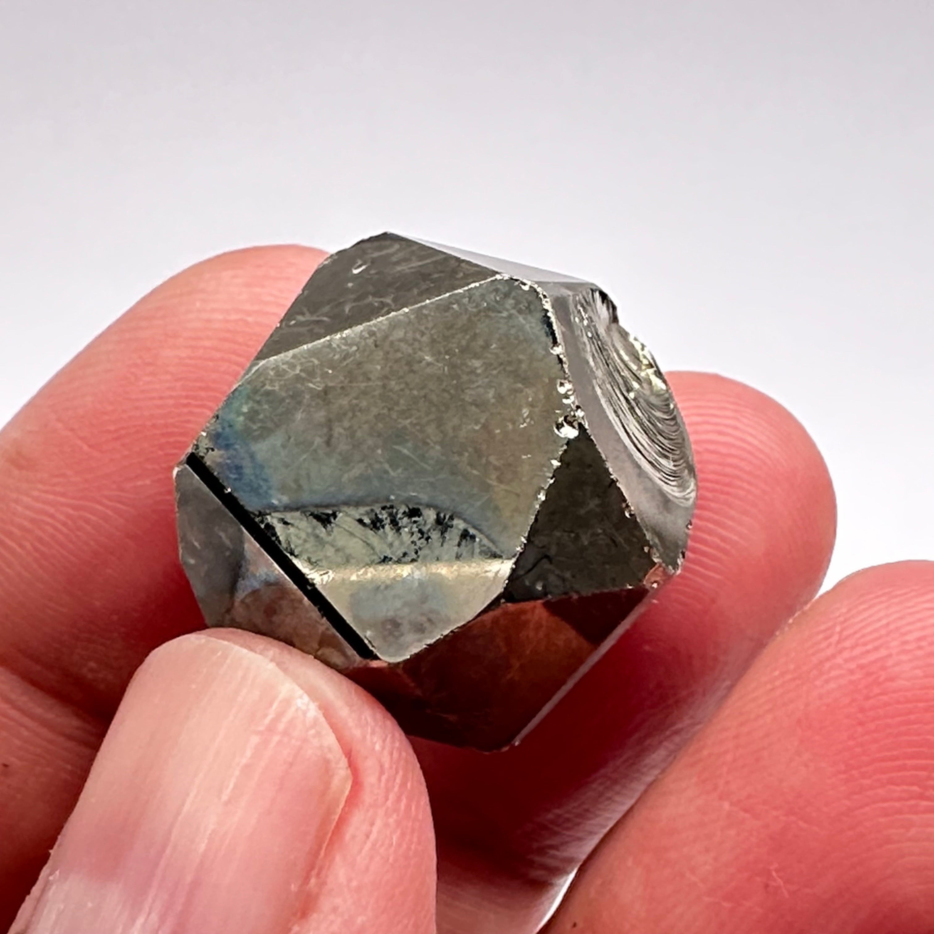 Pyrite, Merelani, 20.10gm, Tanzania, Untreated Unheated, same mines as Tanzanite, natural mirror crystal faces.