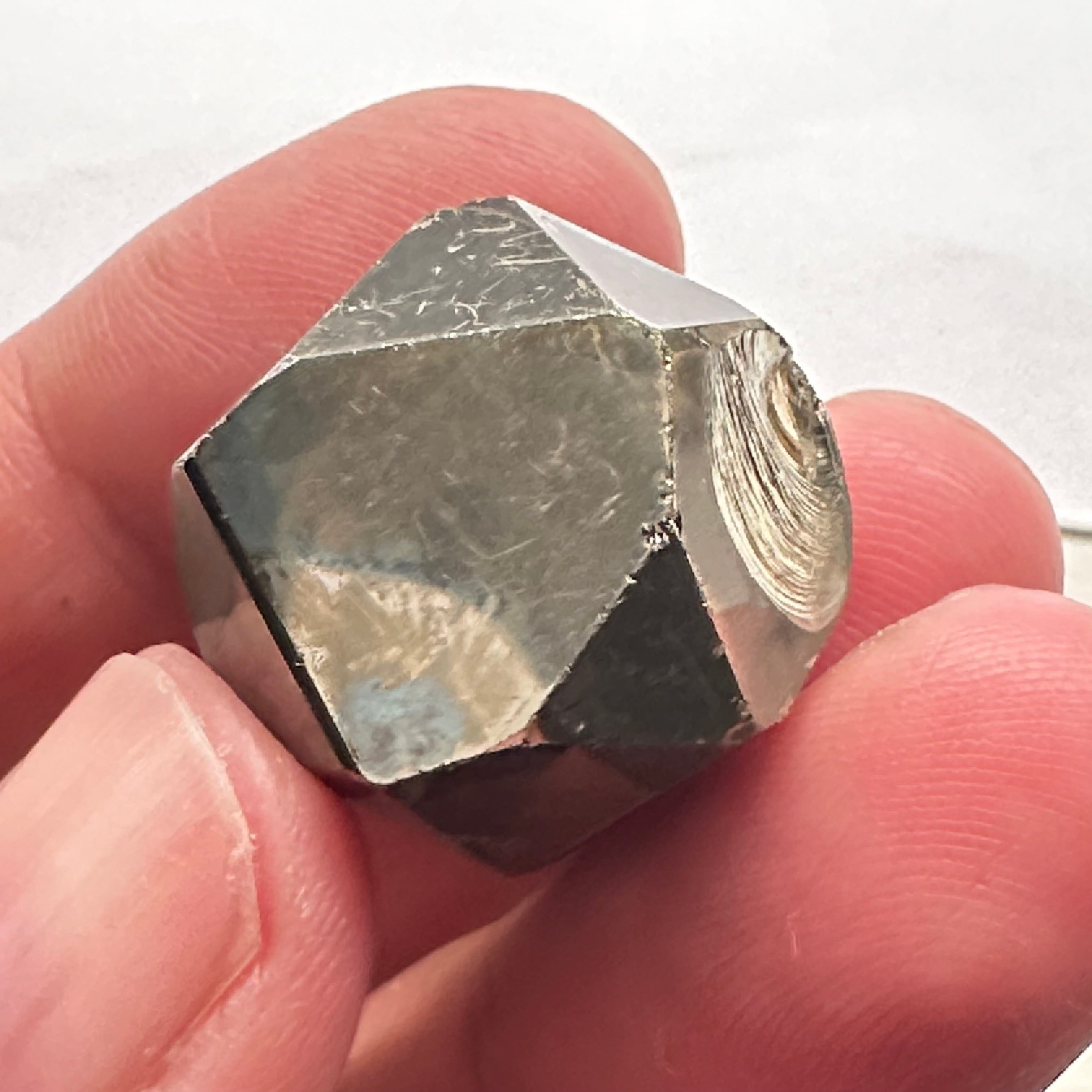 Pyrite, Merelani, 20.10gm, Tanzania, Untreated Unheated, same mines as Tanzanite, natural mirror crystal faces.