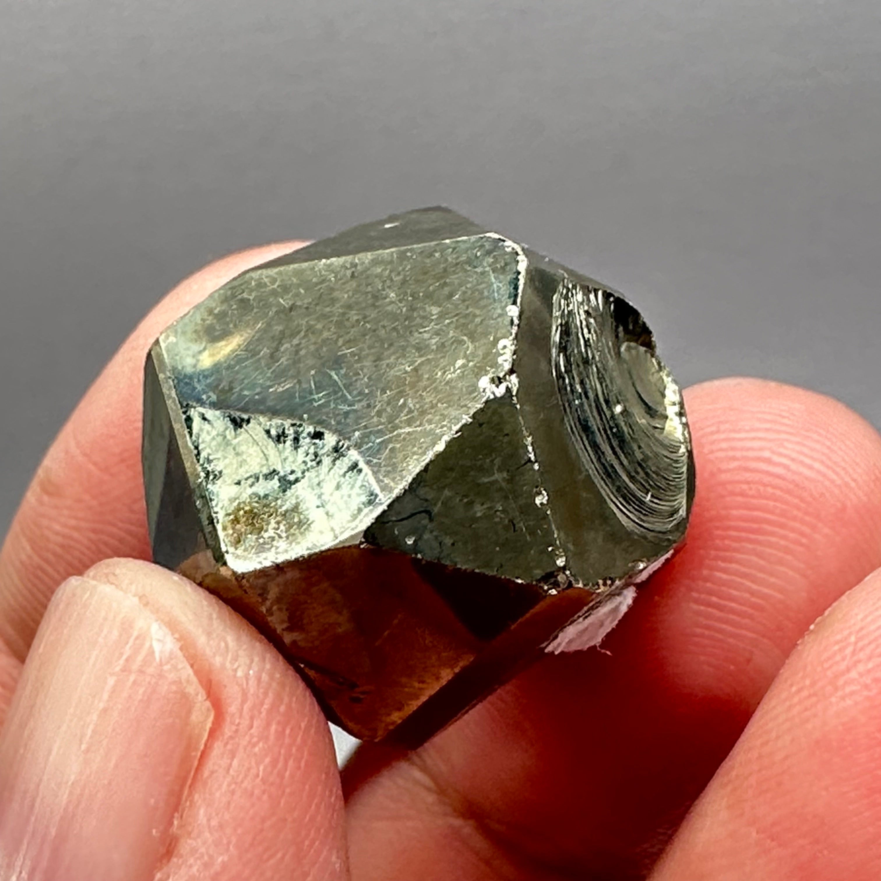 Pyrite, Merelani, 20.10gm, Tanzania, Untreated Unheated, same mines as Tanzanite, natural mirror crystal faces.