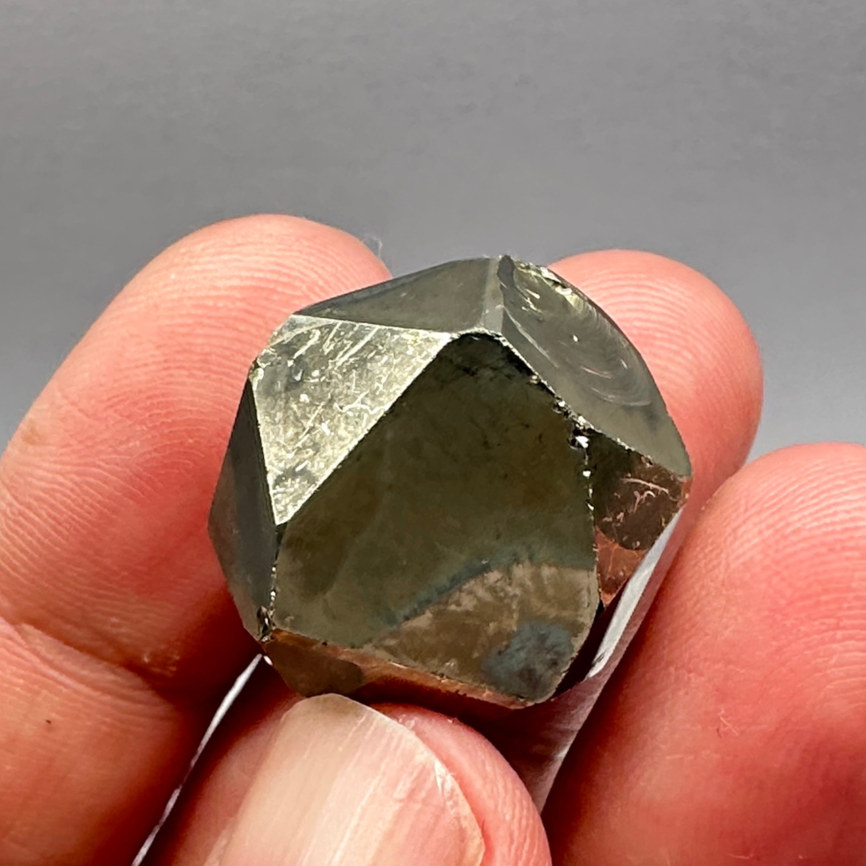 Pyrite, Merelani, 20.10gm, Tanzania, Untreated Unheated, same mines as Tanzanite, natural mirror crystal faces.