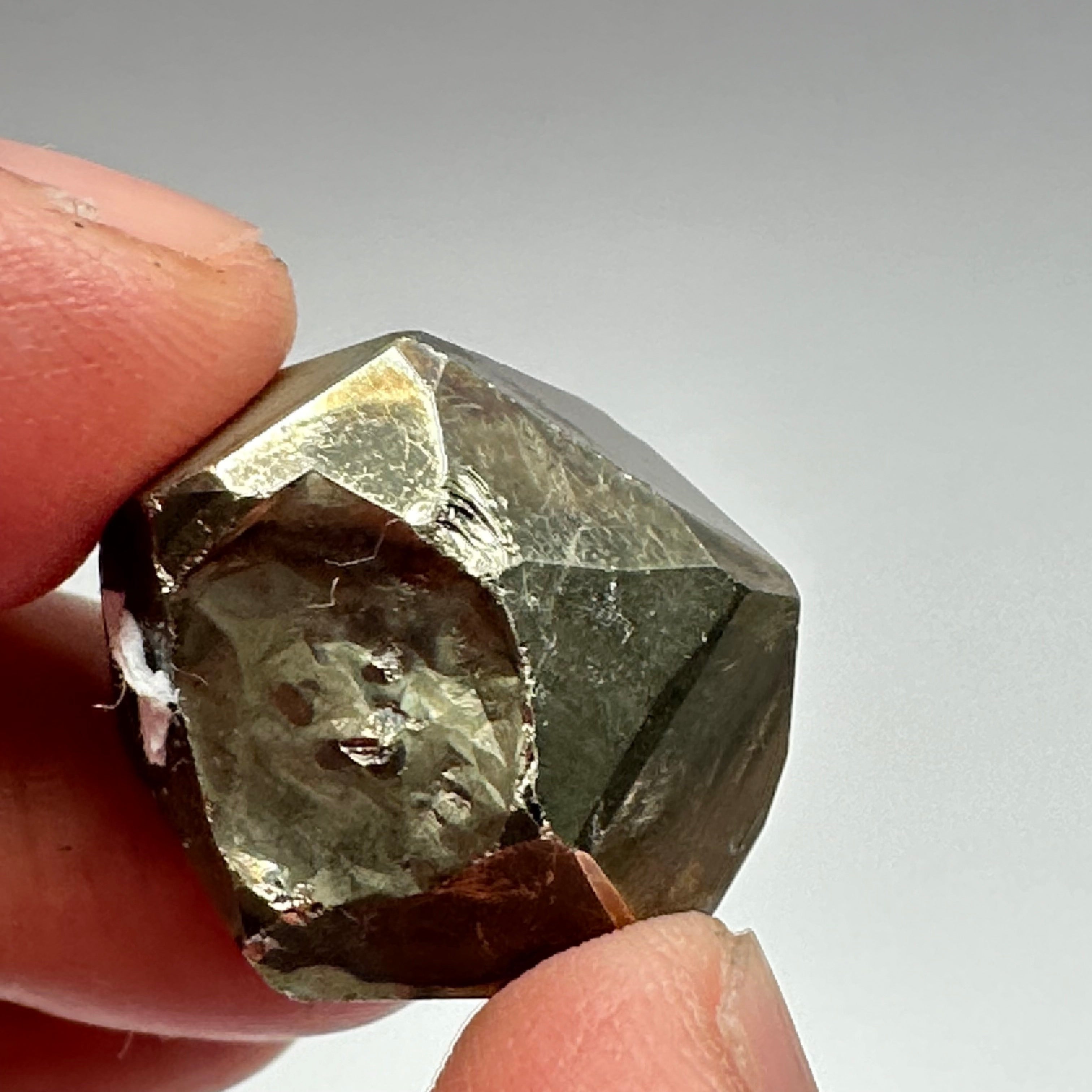 Pyrite, Merelani, 20.10gm, Tanzania, Untreated Unheated, same mines as Tanzanite, natural mirror crystal faces.