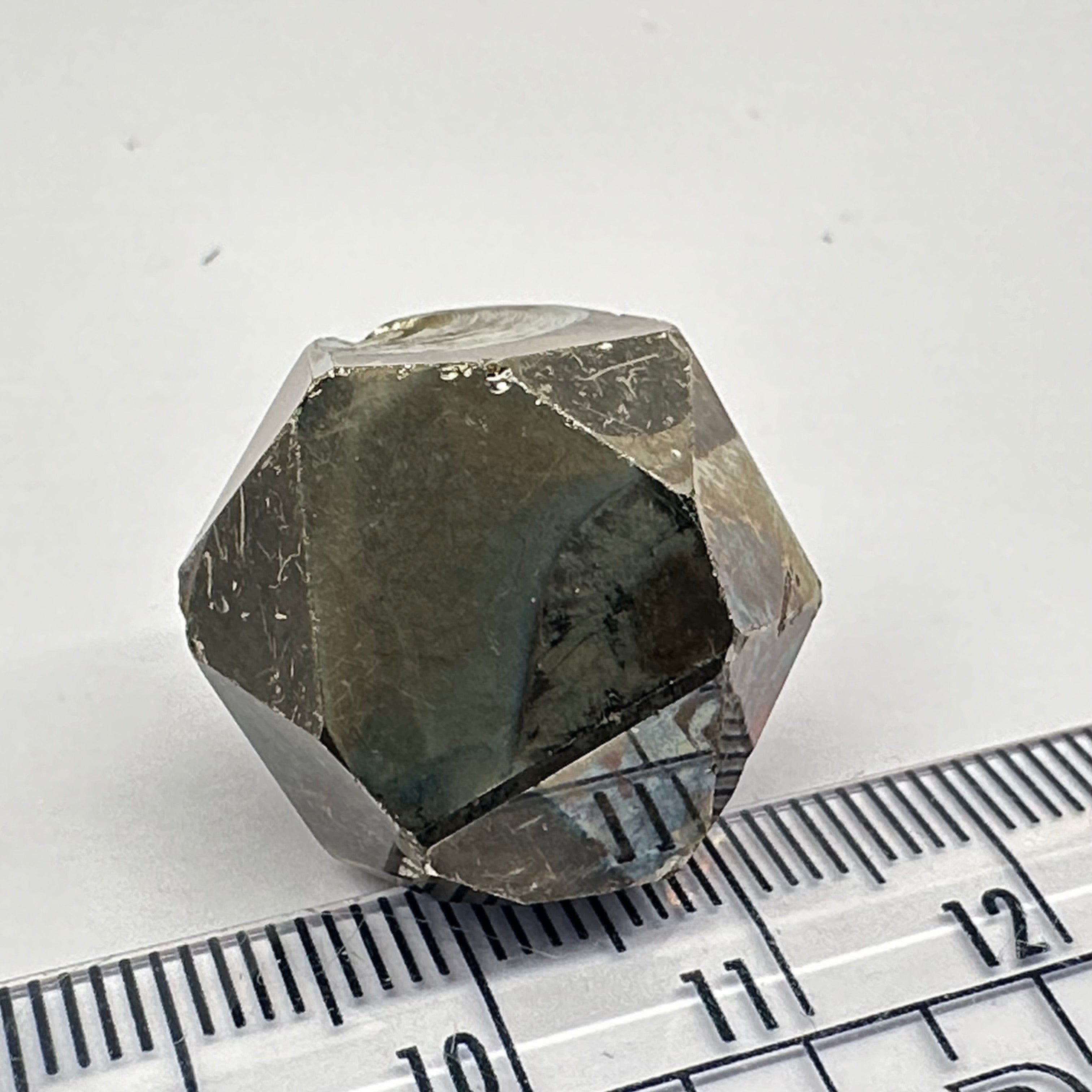 Pyrite, Merelani, 20.10gm, Tanzania, Untreated Unheated, same mines as Tanzanite, natural mirror crystal faces.