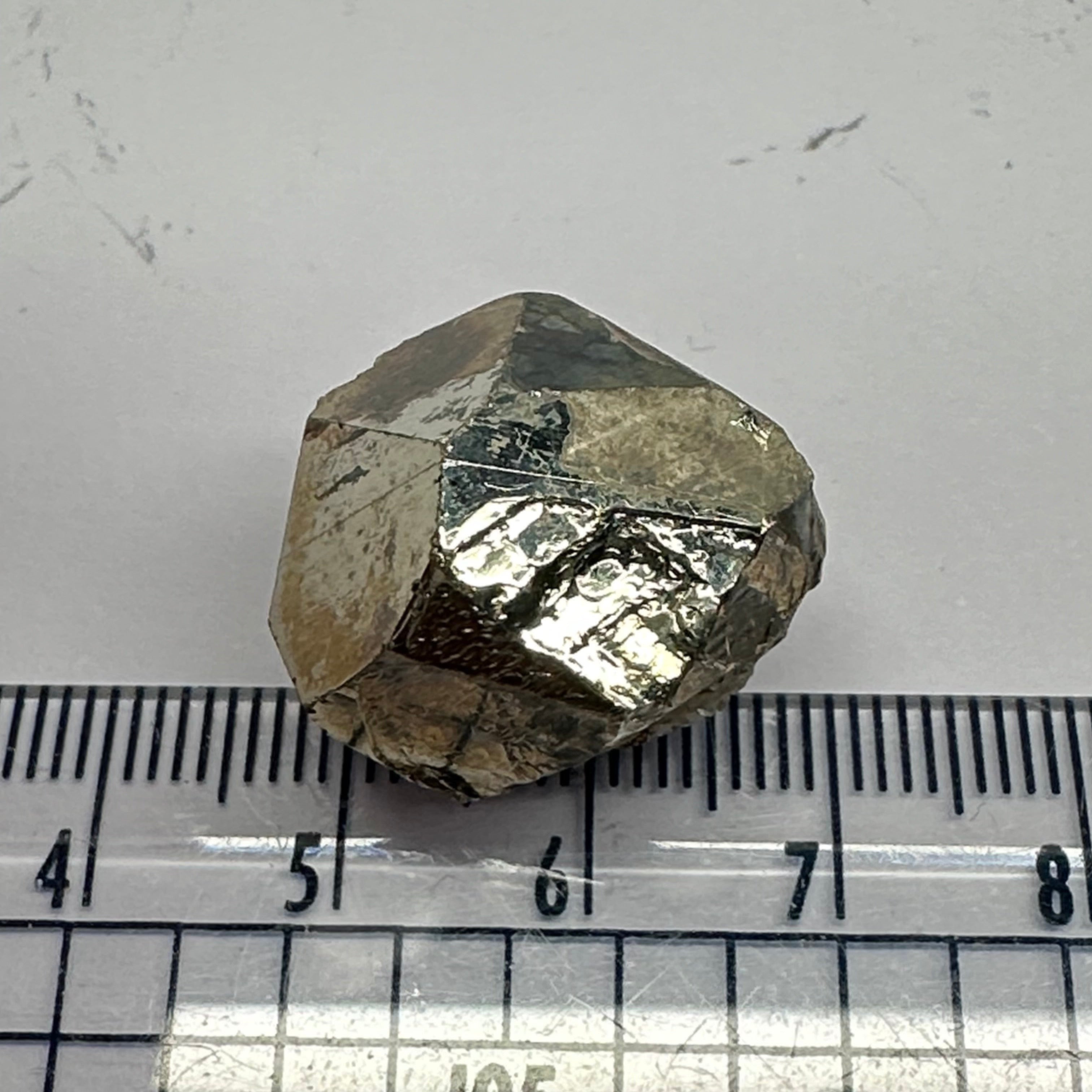 Pyrite, 16.10gm, Merelani, Tanzania, Untreated Unheated, same mines as Tanzanite, natural mirror crystal faces.