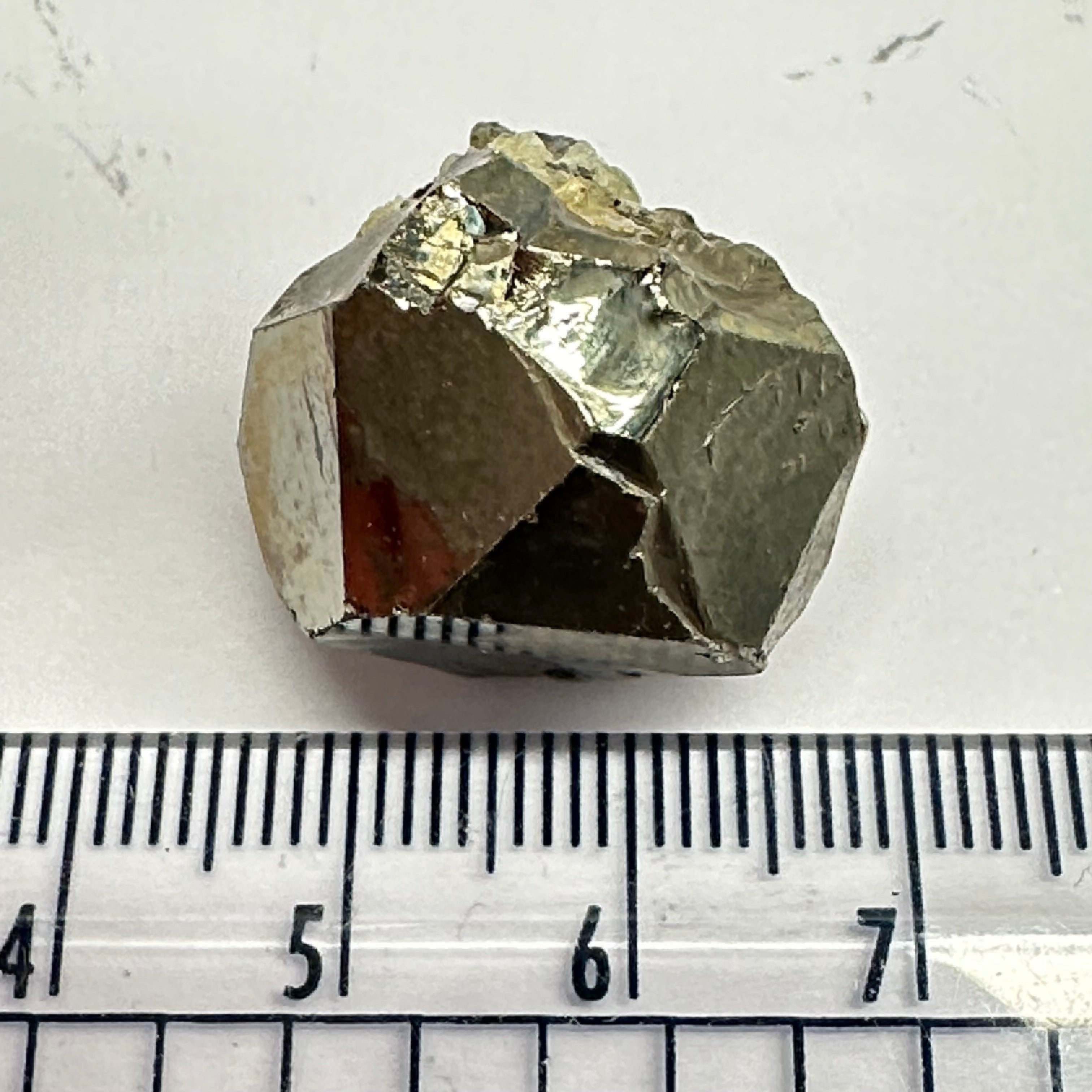 Pyrite, 16.10gm, Merelani, Tanzania, Untreated Unheated, same mines as Tanzanite, natural mirror crystal faces.