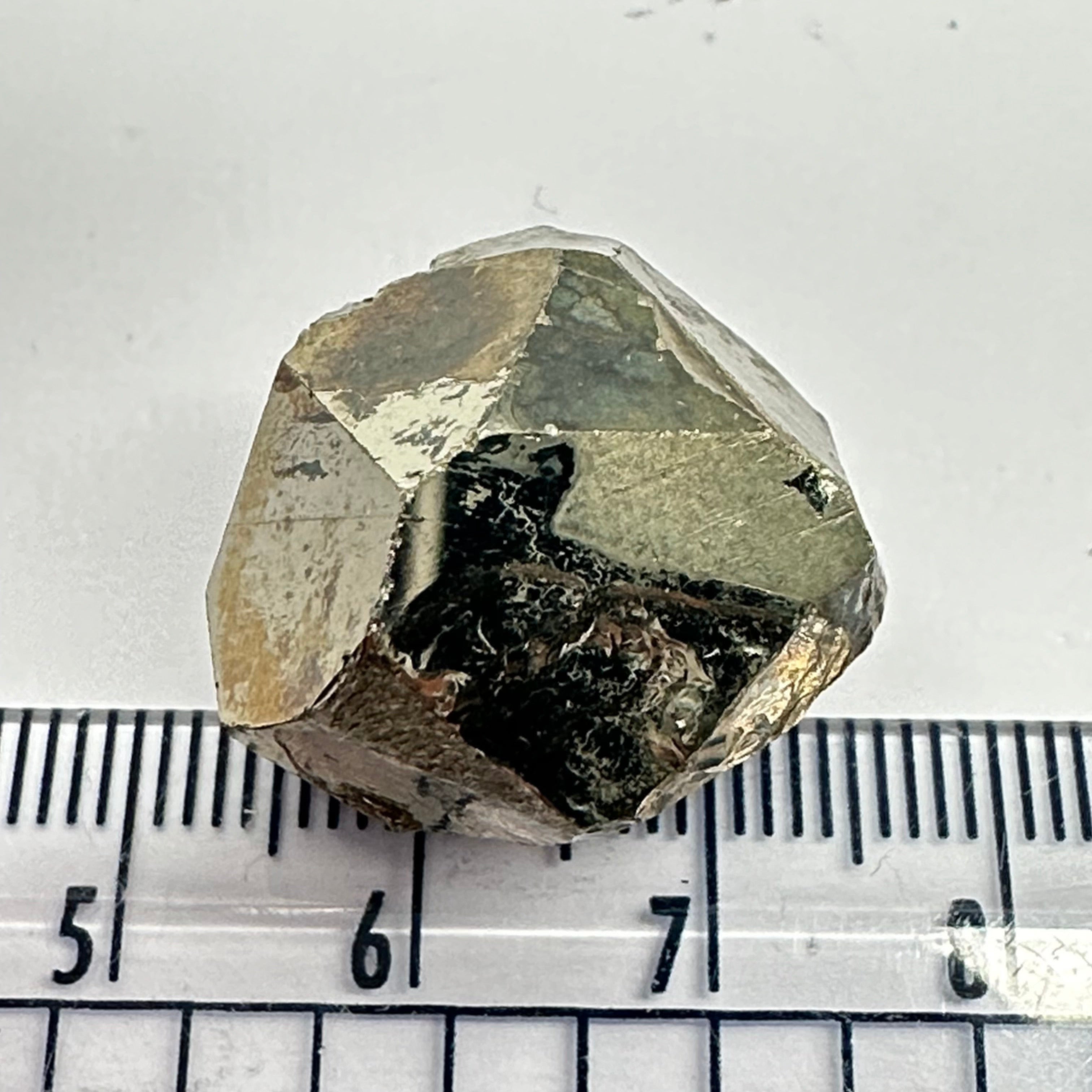 Pyrite, 16.10gm, Merelani, Tanzania, Untreated Unheated, same mines as Tanzanite, natural mirror crystal faces.