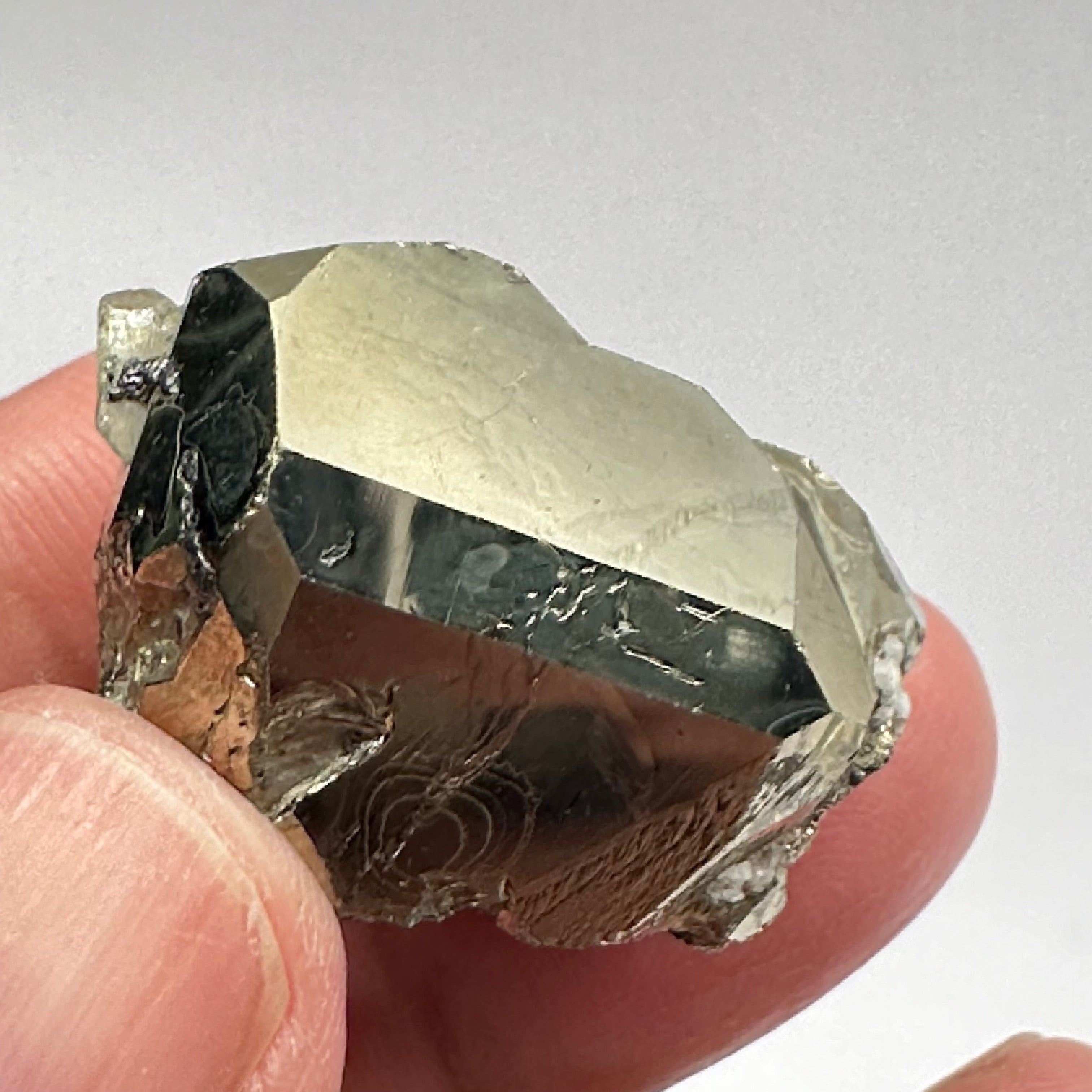 Pyrite, 29.90gm, Merelani, Tanzania, Untreated Unheated, same mines as Tanzanite, natural mirror crystal faces.