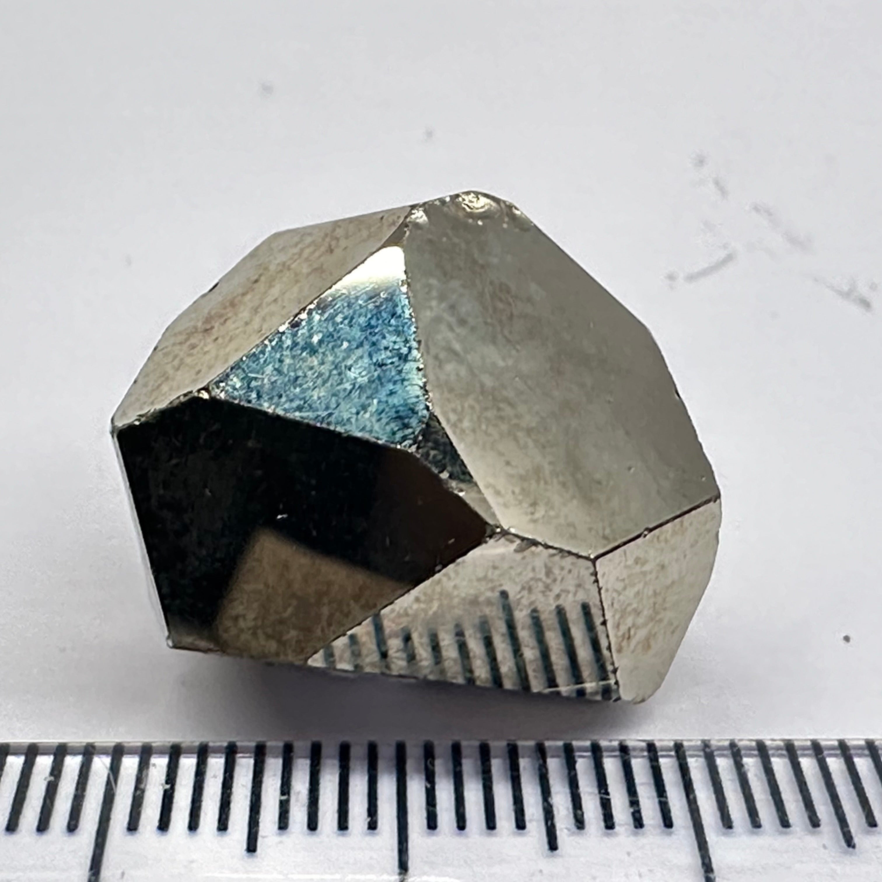 Pyrite, 17.40gm, Merelani, Tanzania, Untreated Unheated, same mines as Tanzanite, natural mirror crystal faces.